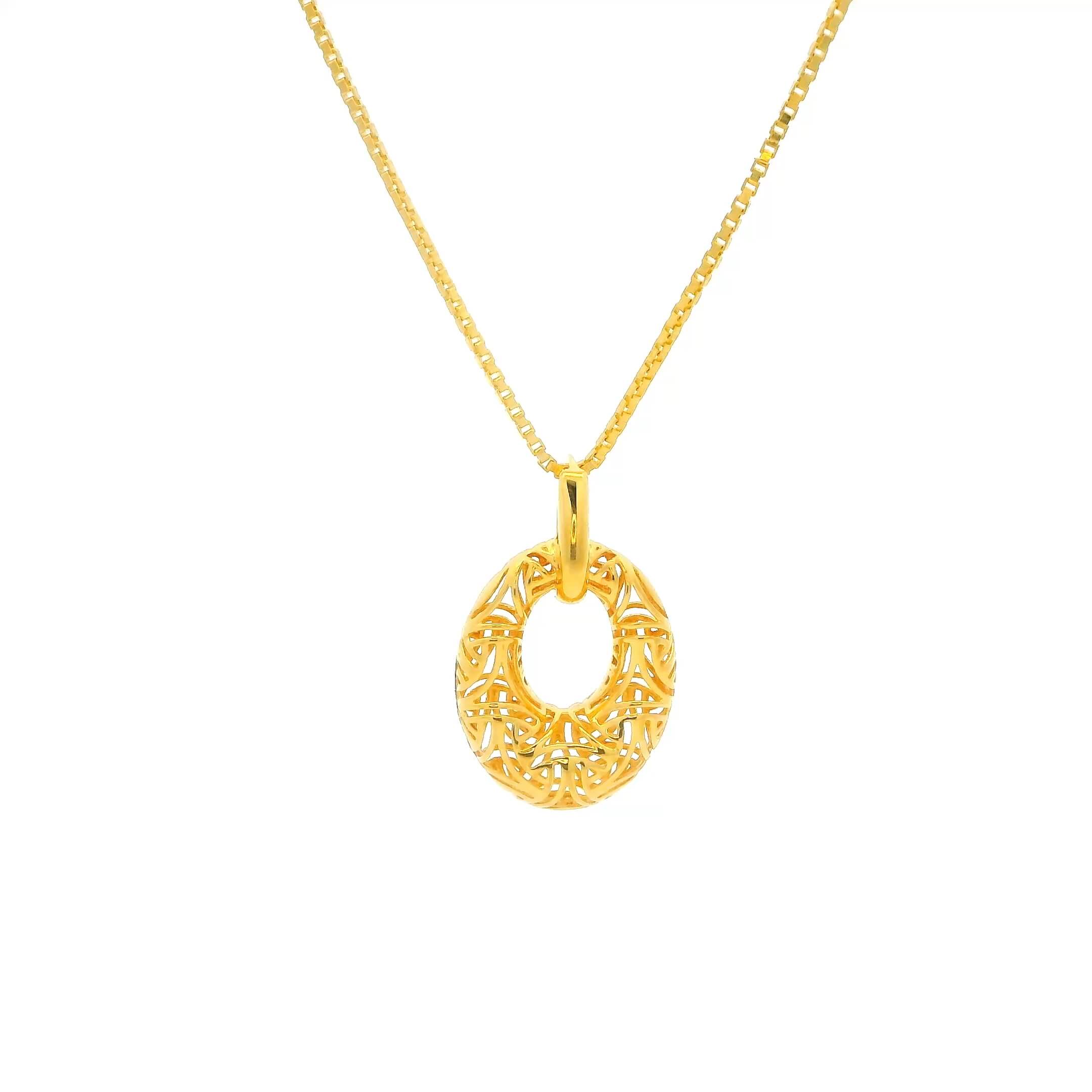 Ritzy Glam Gold Pendant