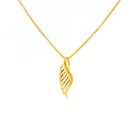 Breezy Wings Gold Pendant