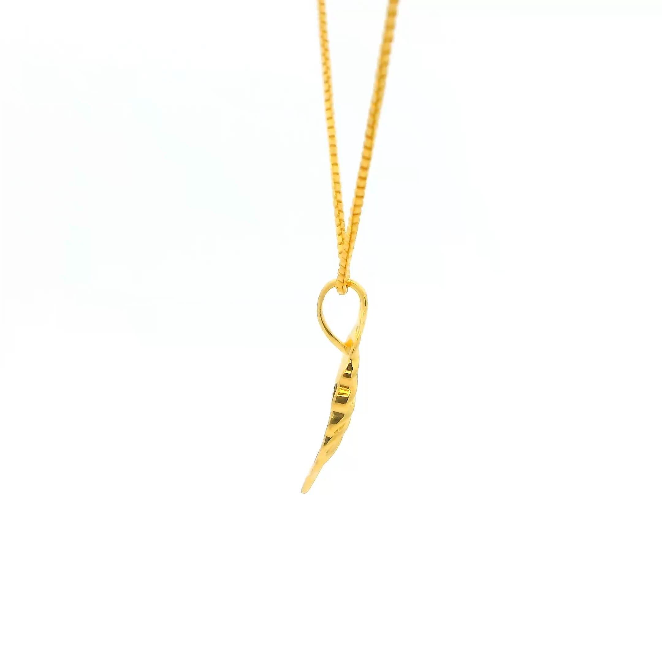 Breezy Wings Gold Pendant