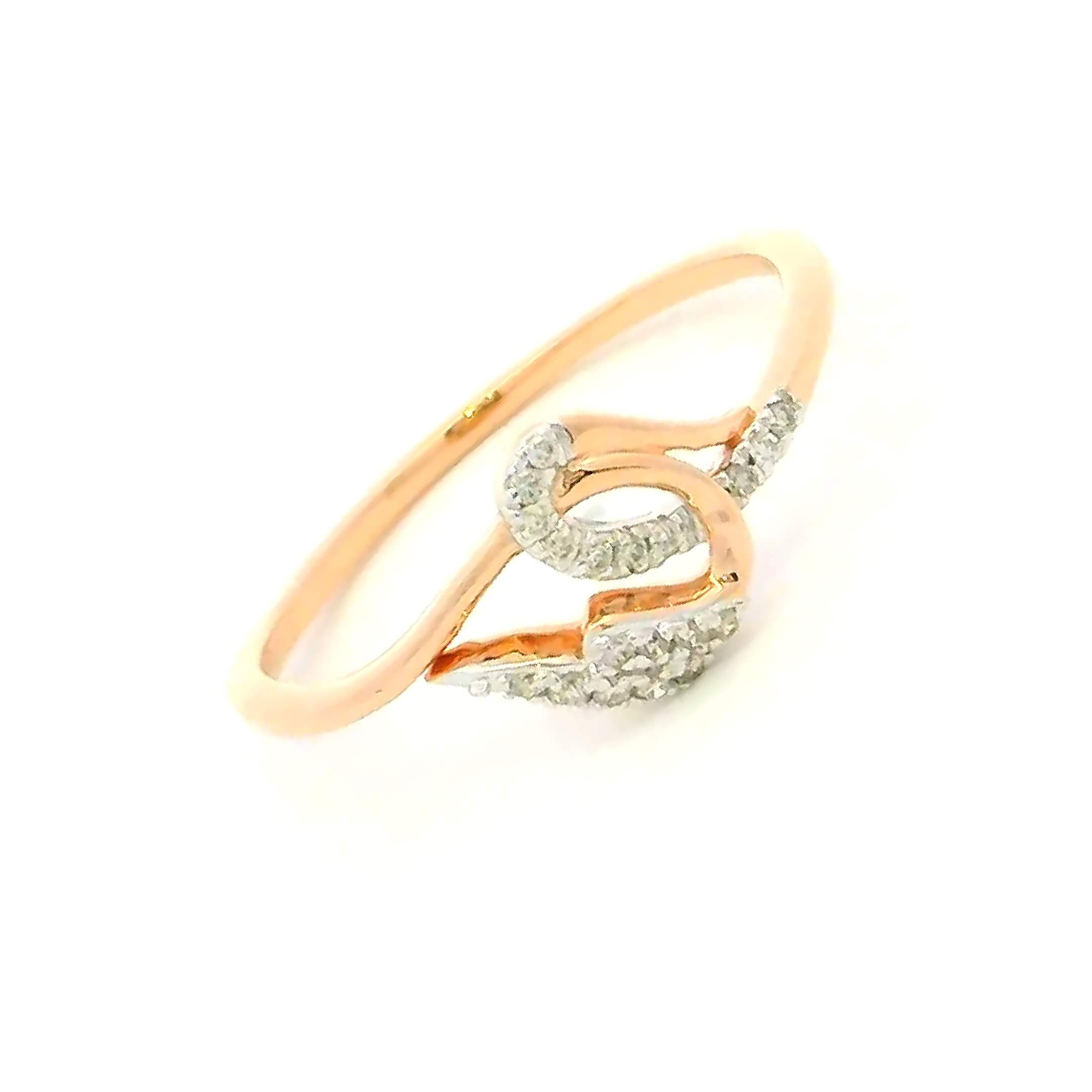 14K Paisley Whisper Diamond Women Ring