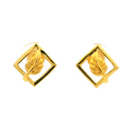 Fancy Leaflet Gold Studs