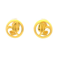 Dreamy Petals Gold Studs