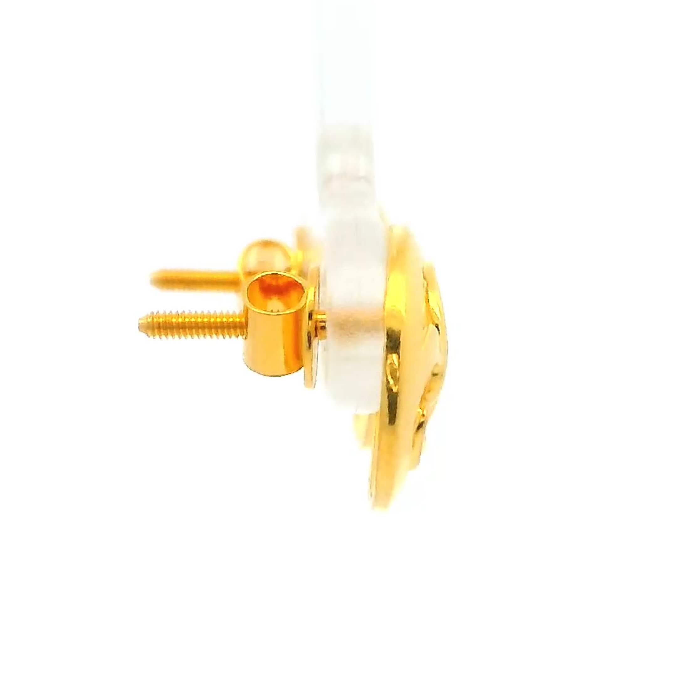 Dreamy Petals Gold Studs