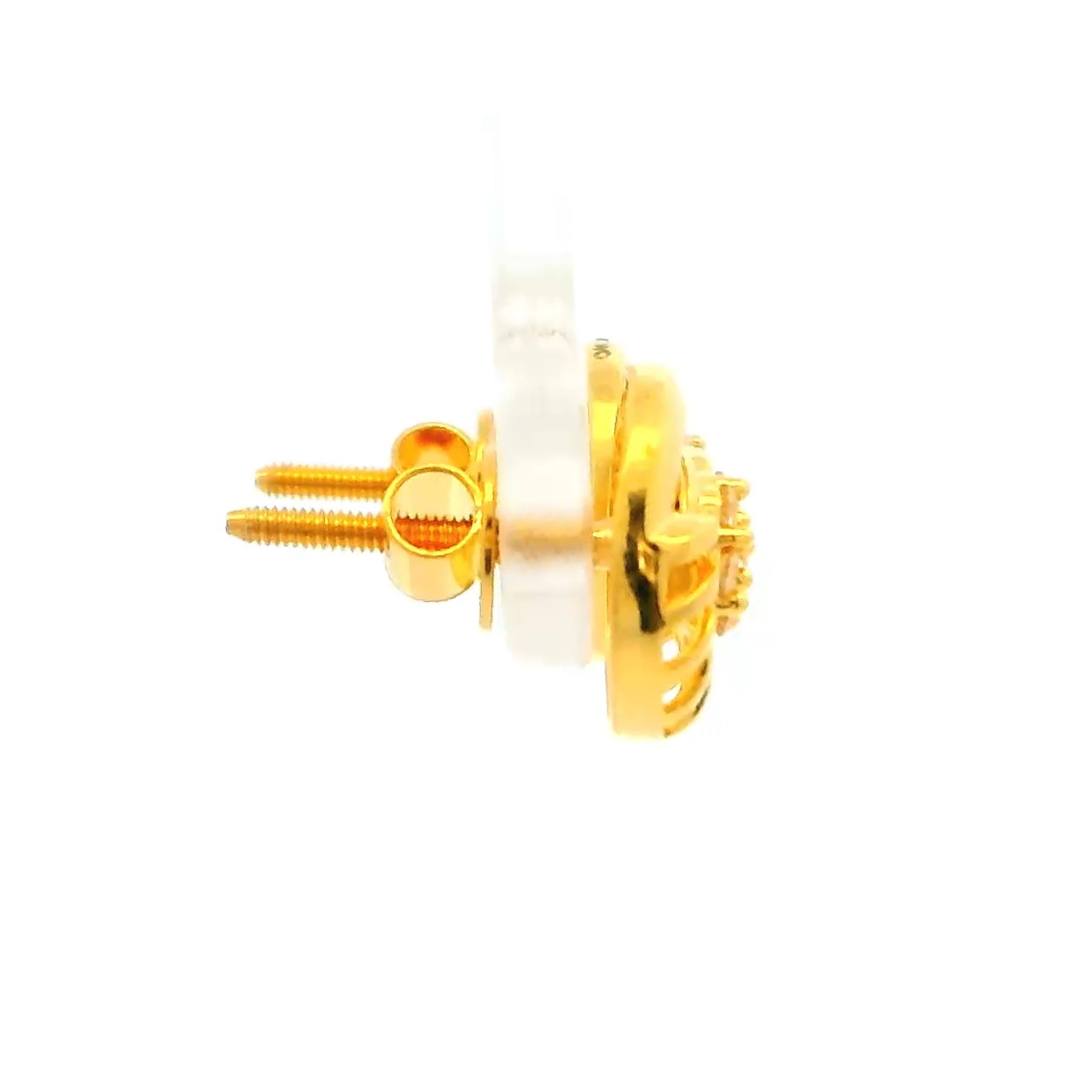 Bloomspirit 22K Women Gold Earrings