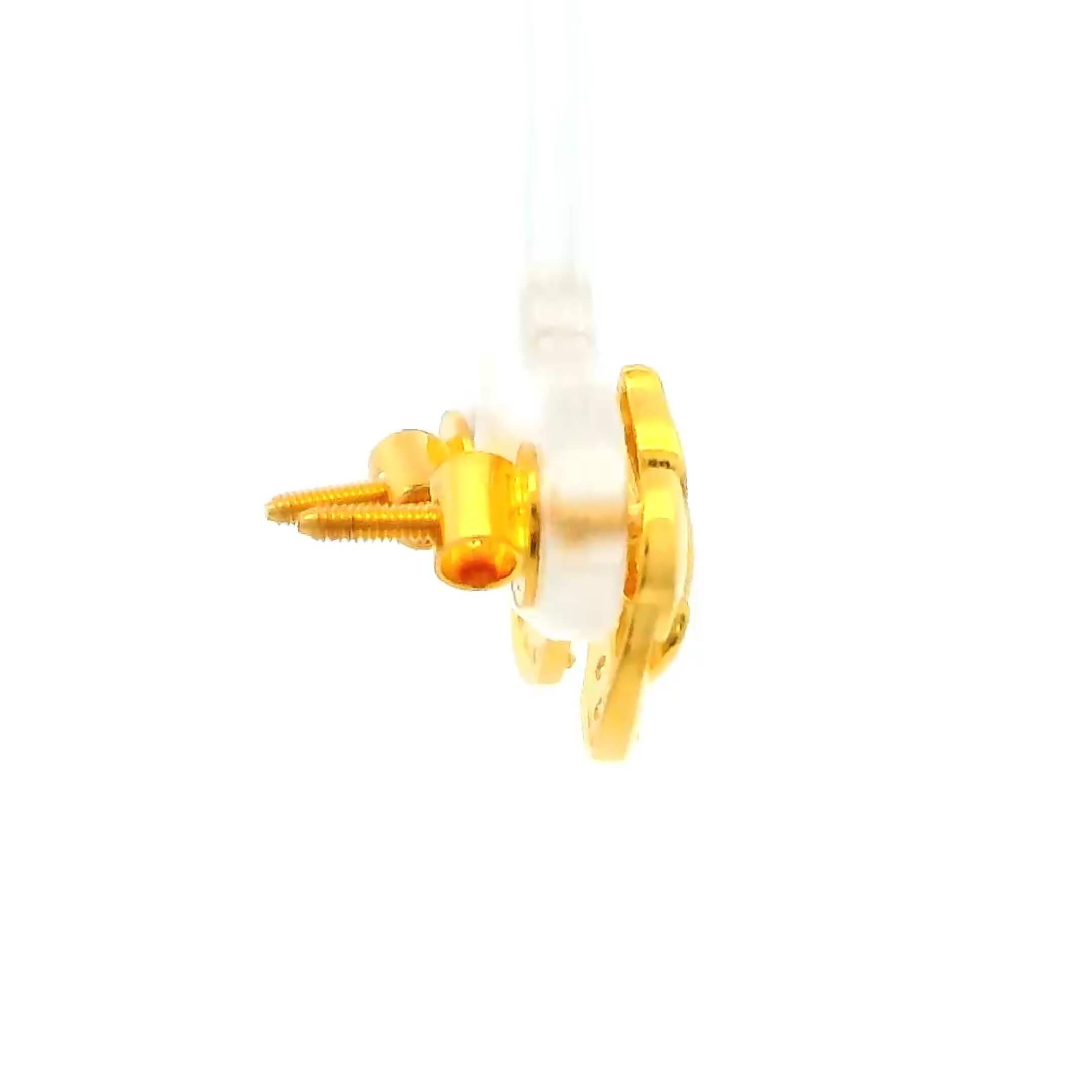 Petal Dazzle Gold Studs
