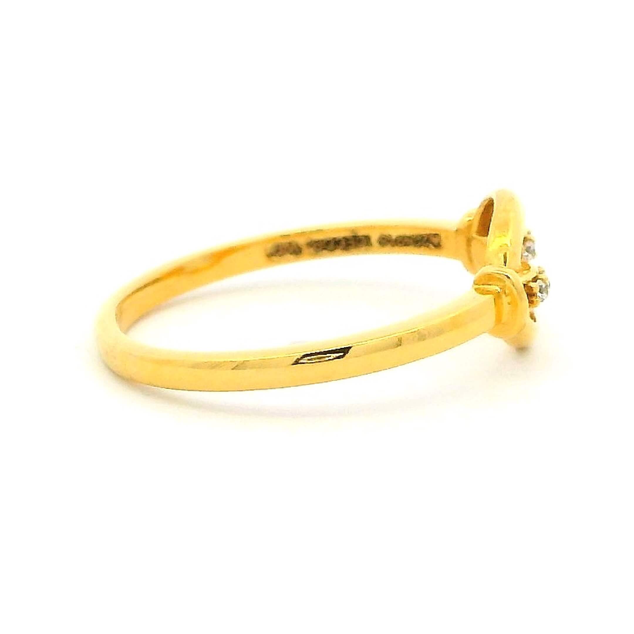 Twirl Shine Gold Ring