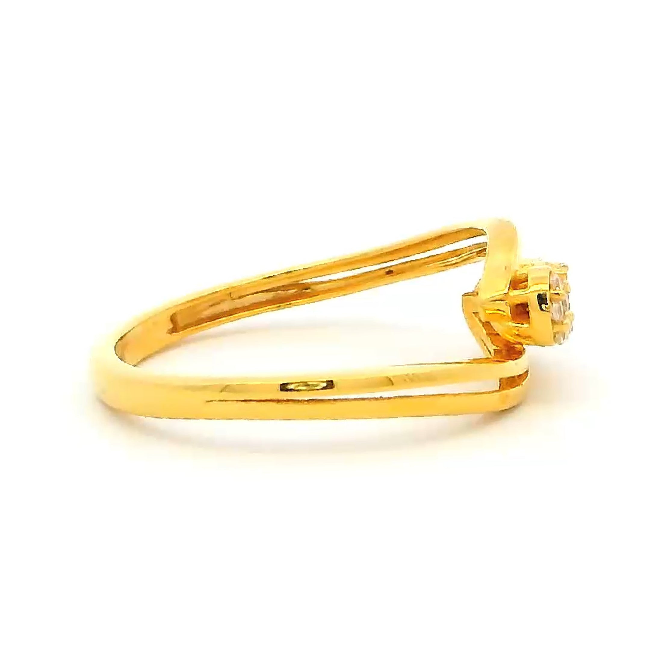Aura Spark Gold Ring