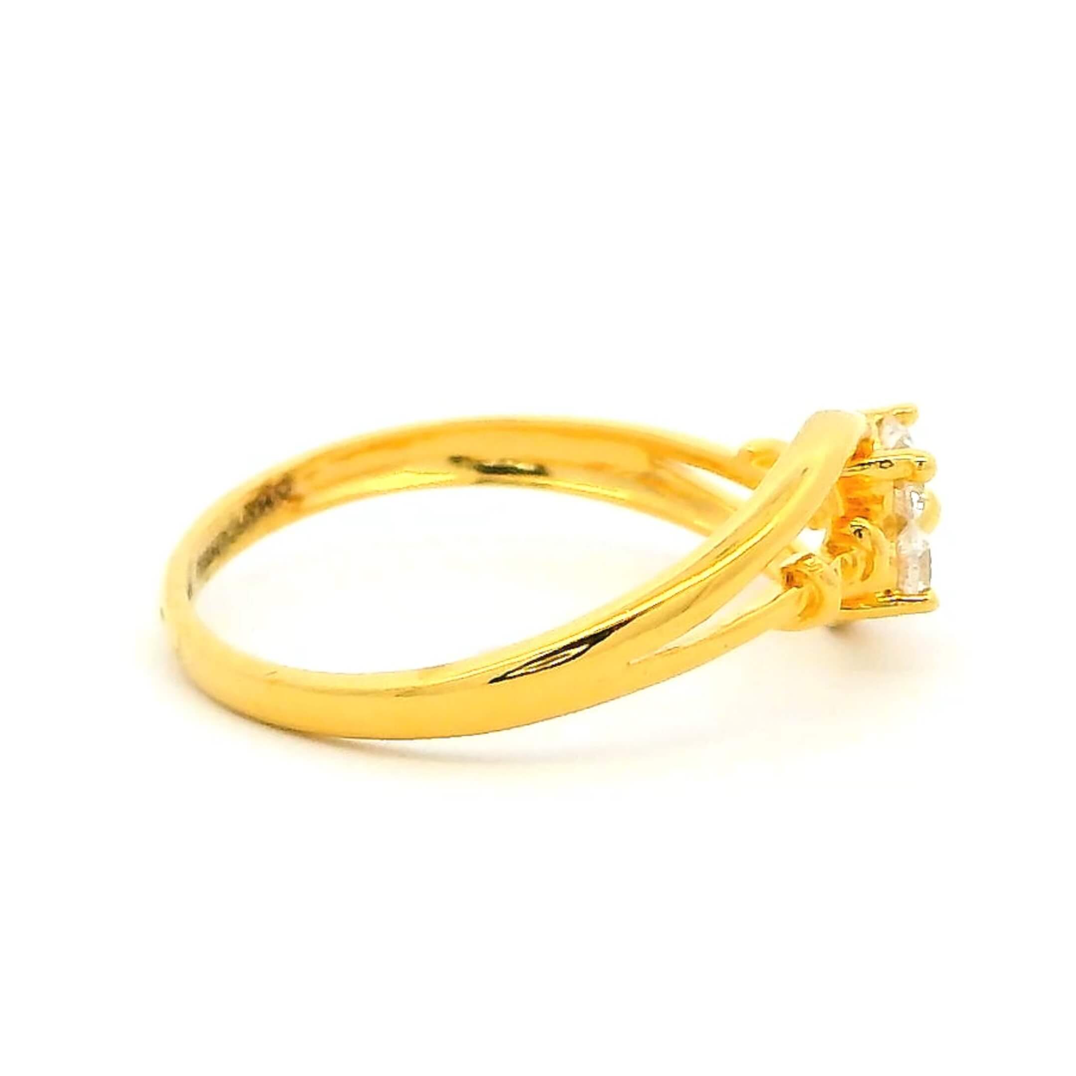 Bewitching Glow Gold Ring for Women