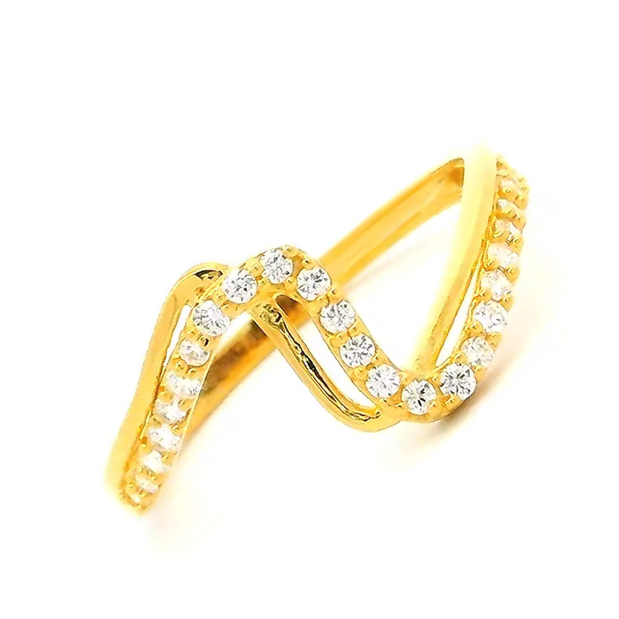 Iconic Grove Gold Ring