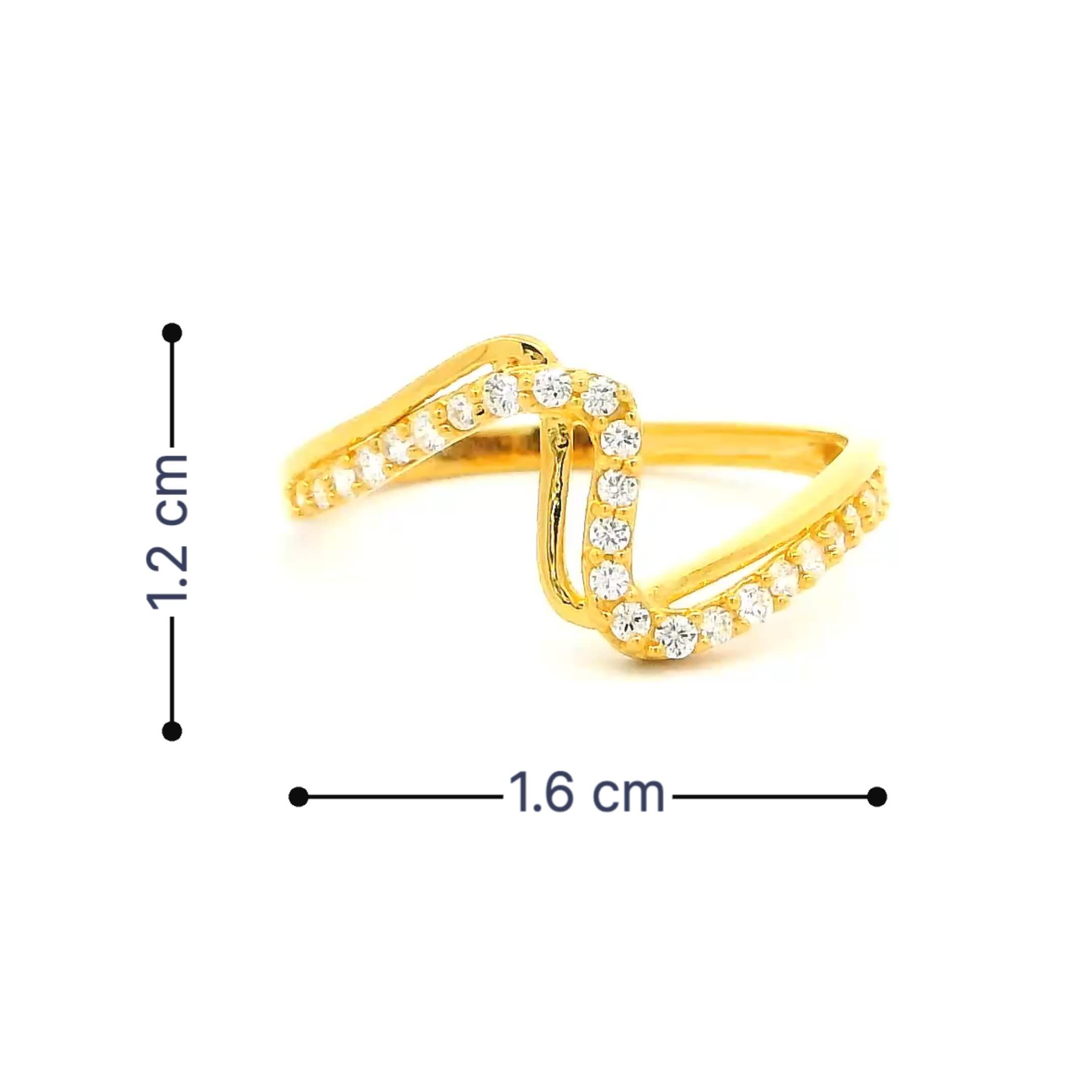 Iconic Grove Gold Ring