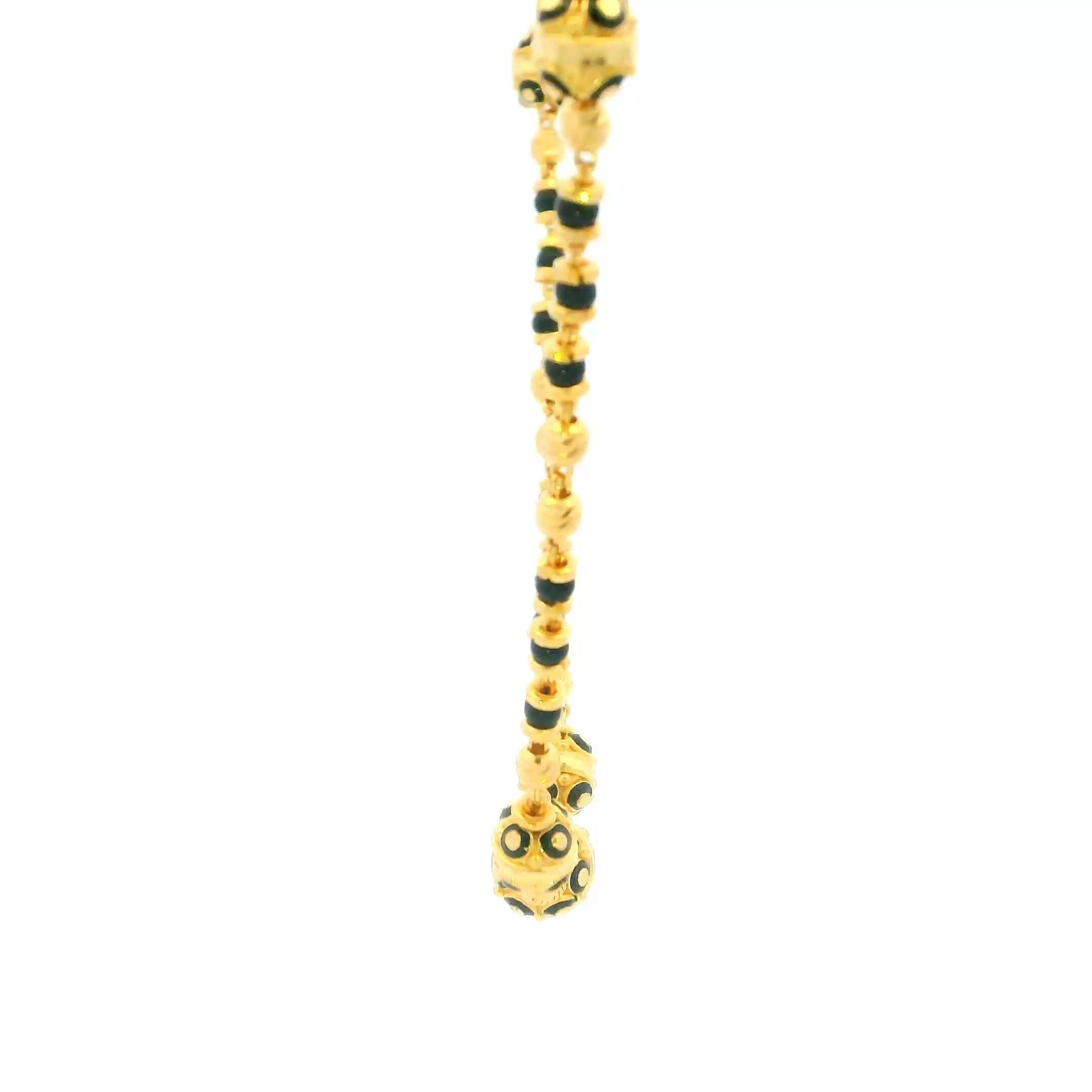 Bold Ritzy 22K Gold Short Mangalsutra