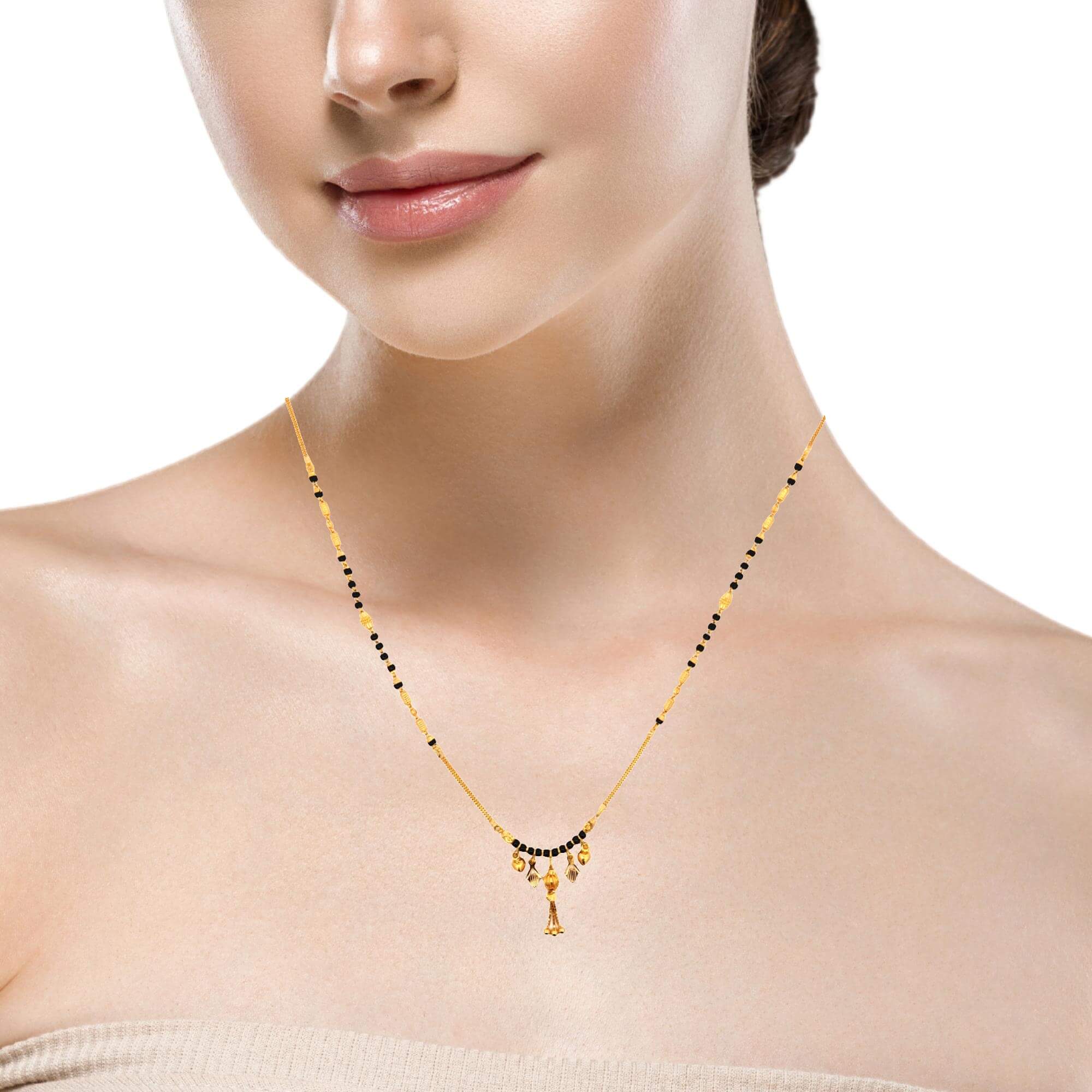 Captivating Gleam 22K Gold Short Mangalsutra