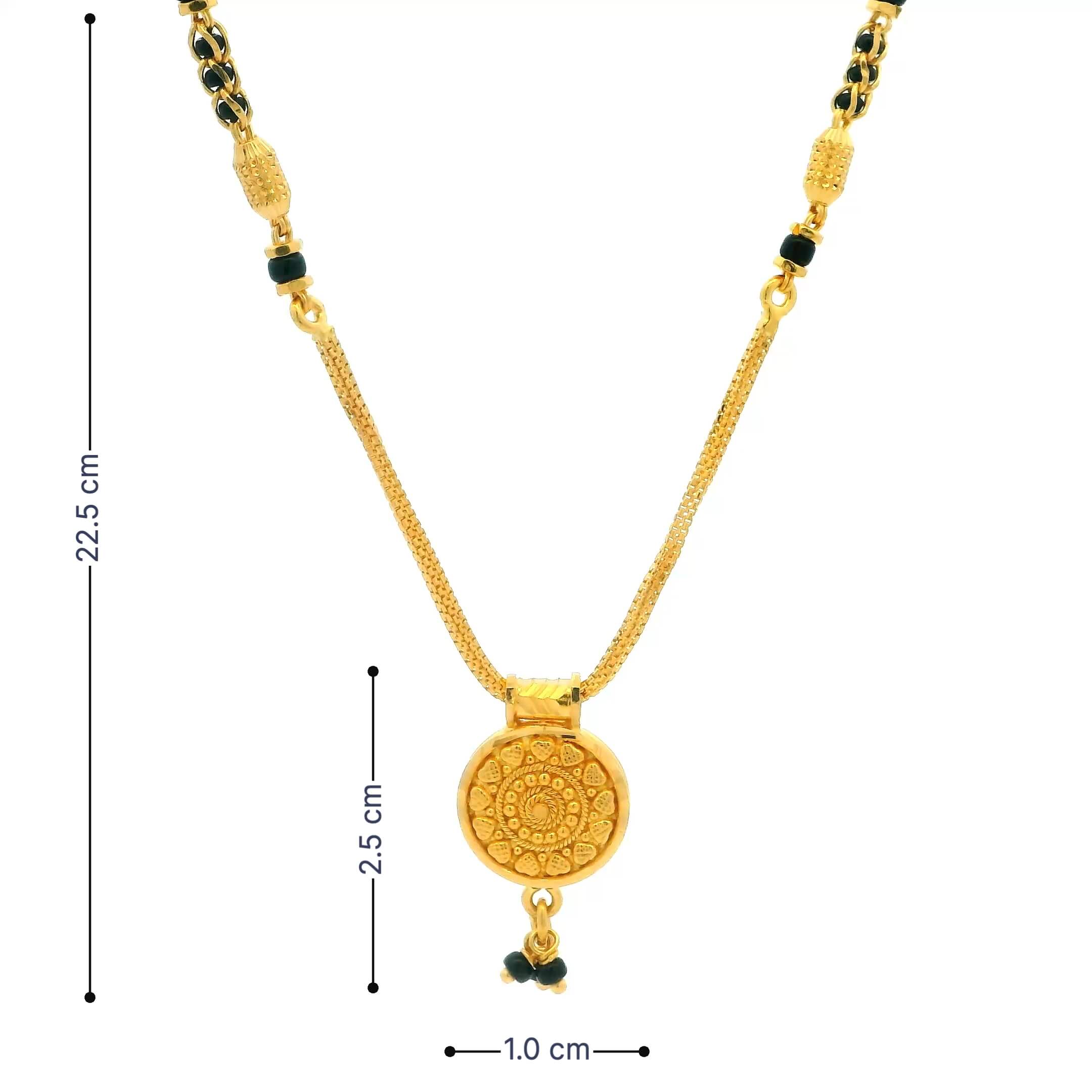 Classic Bond 22K Gold Short Mangalsutra