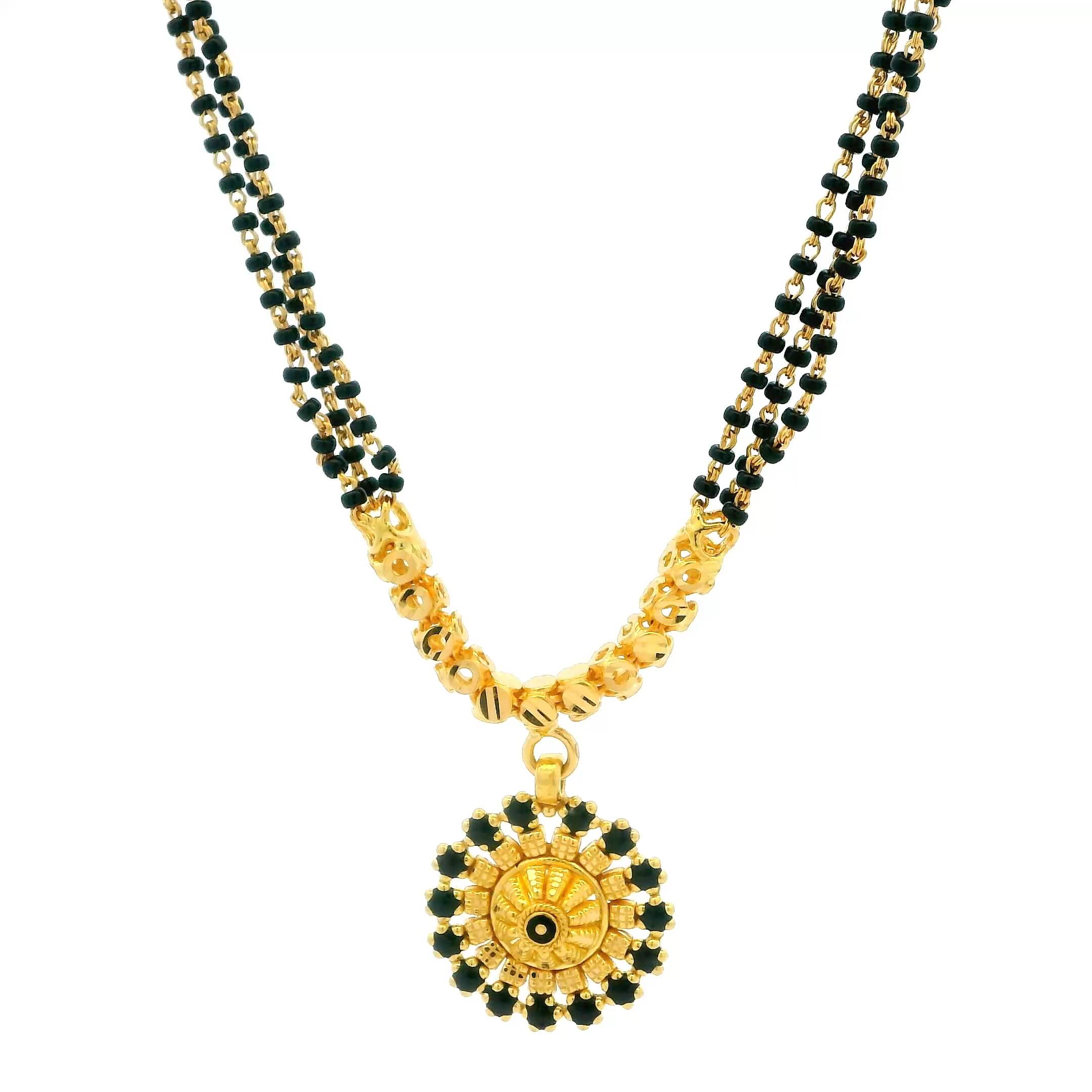 Vintage Knot 22K Gold Short Mangalsutra