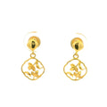 Floral Simplicity Gold Studs