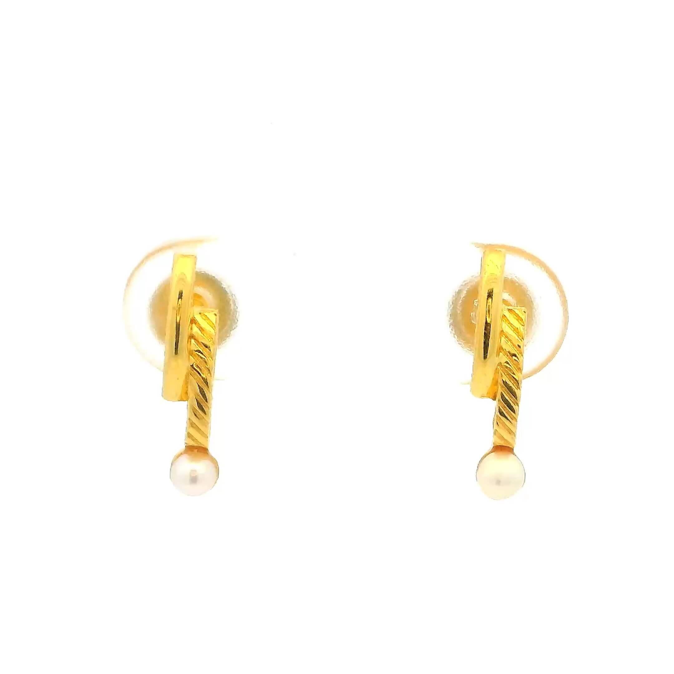Pure Blink 14K Gold Studs
