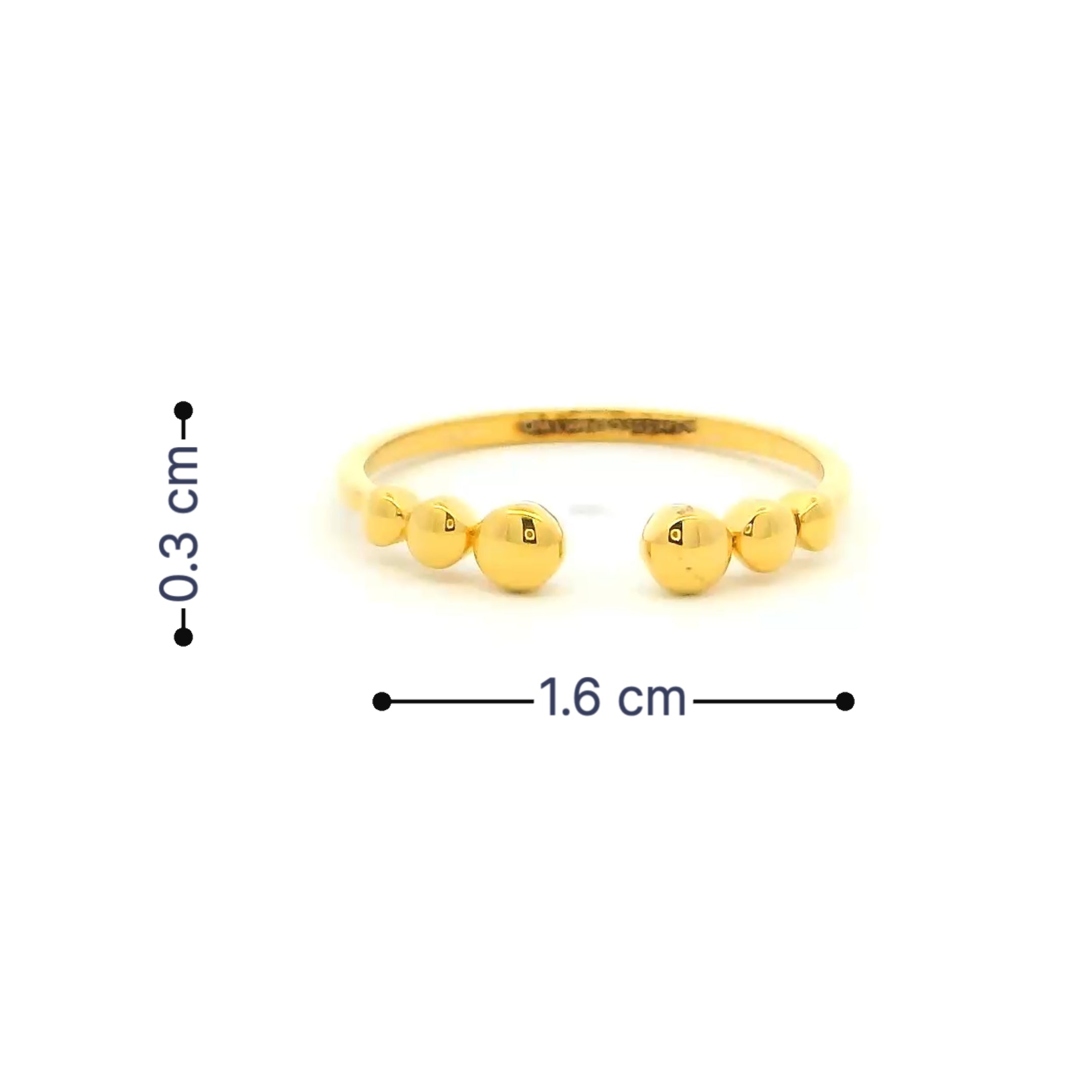 Modern Chic Gold Ring