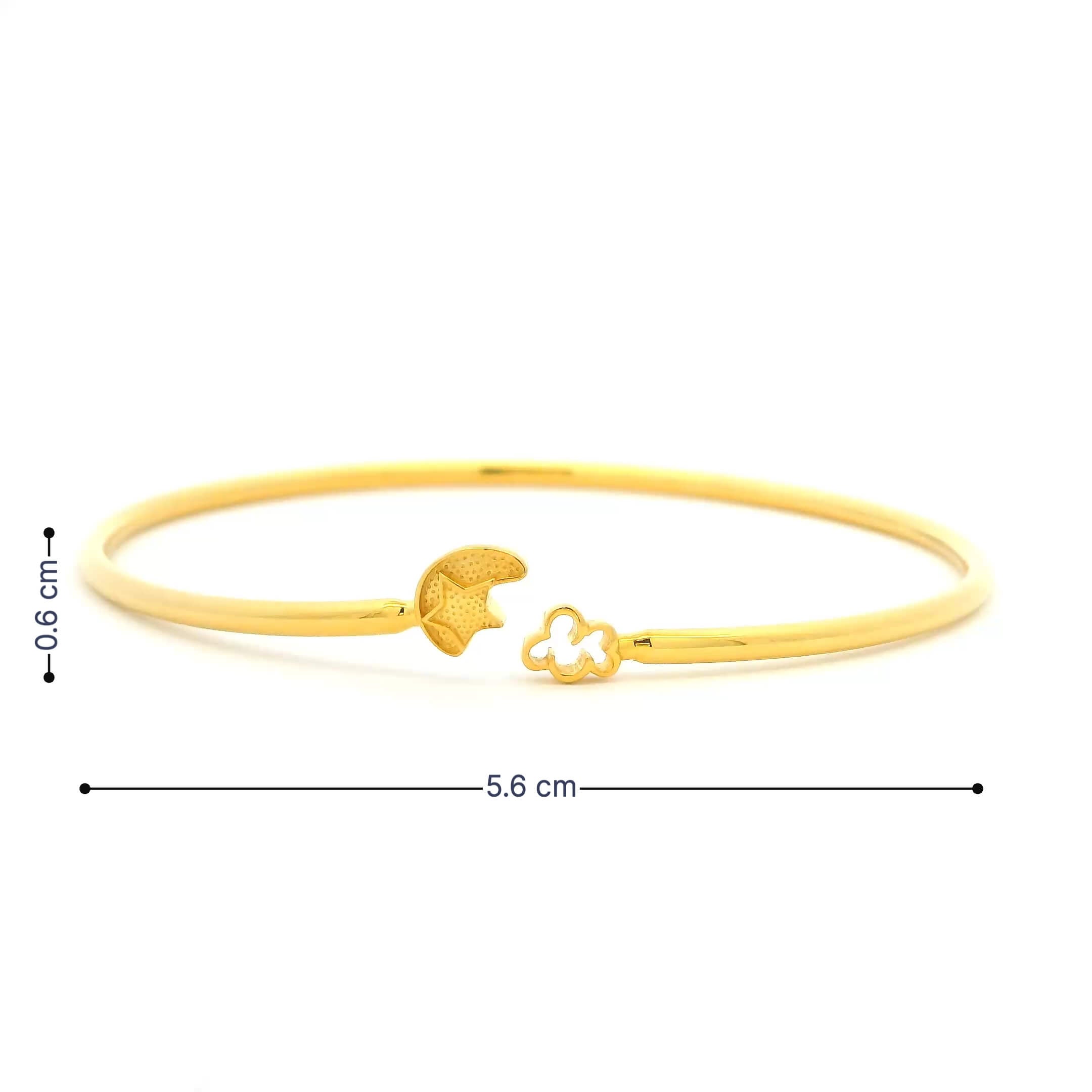Shooting Star Gold Bracelet