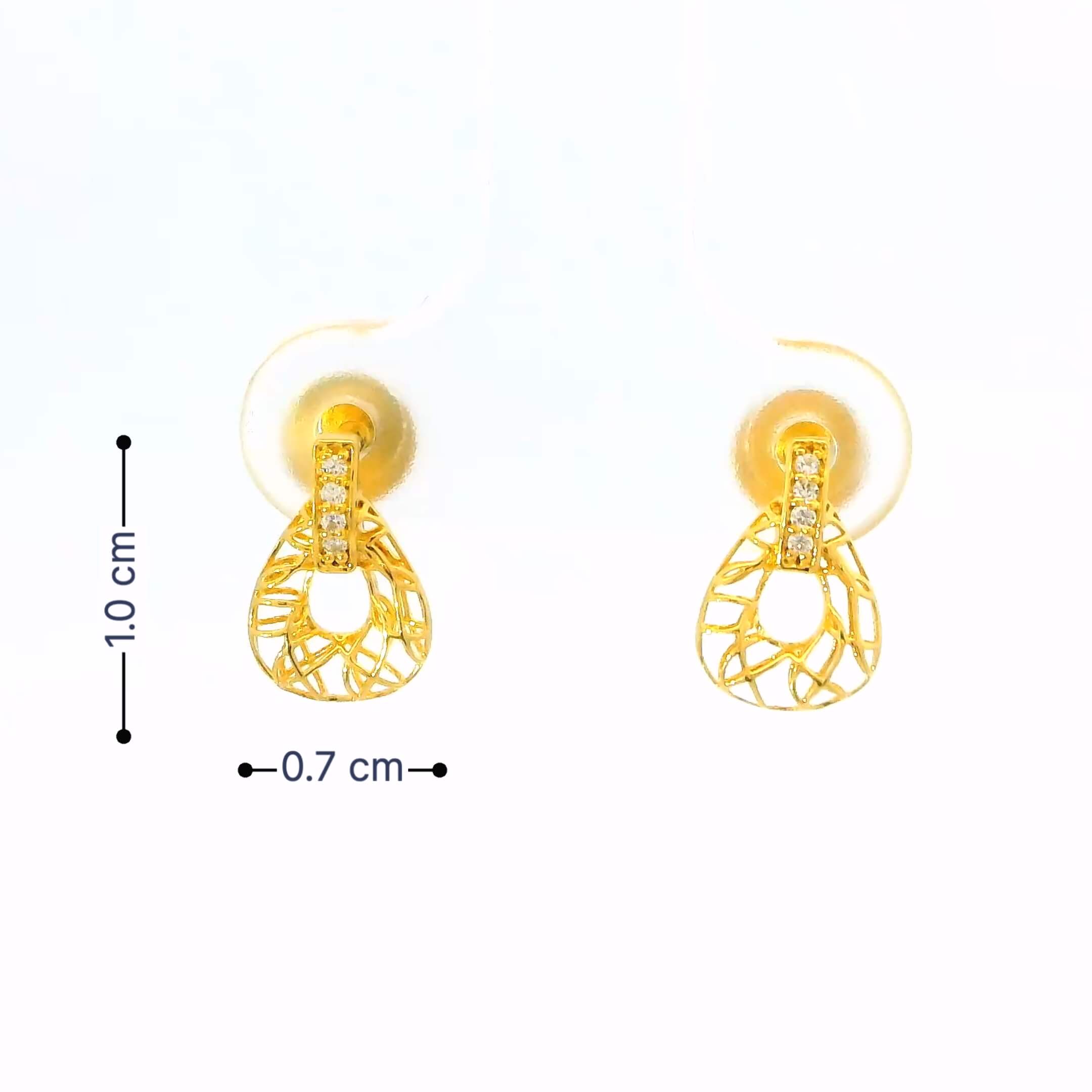 Daily Glimmer Gold Studs