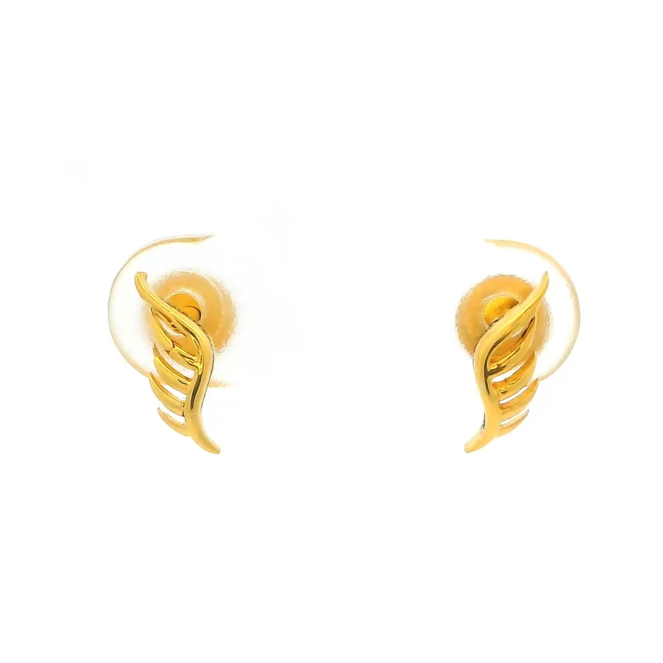 Mini Wings Gold Studs