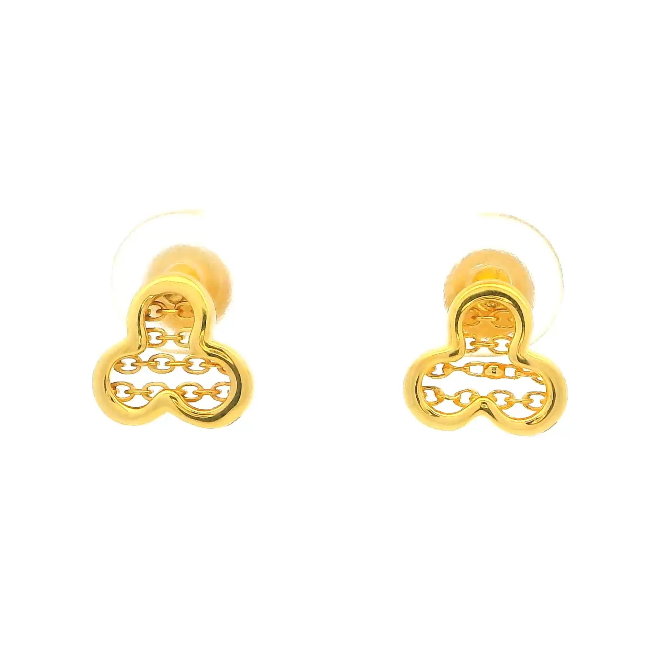 Mini Clover Gold Studs