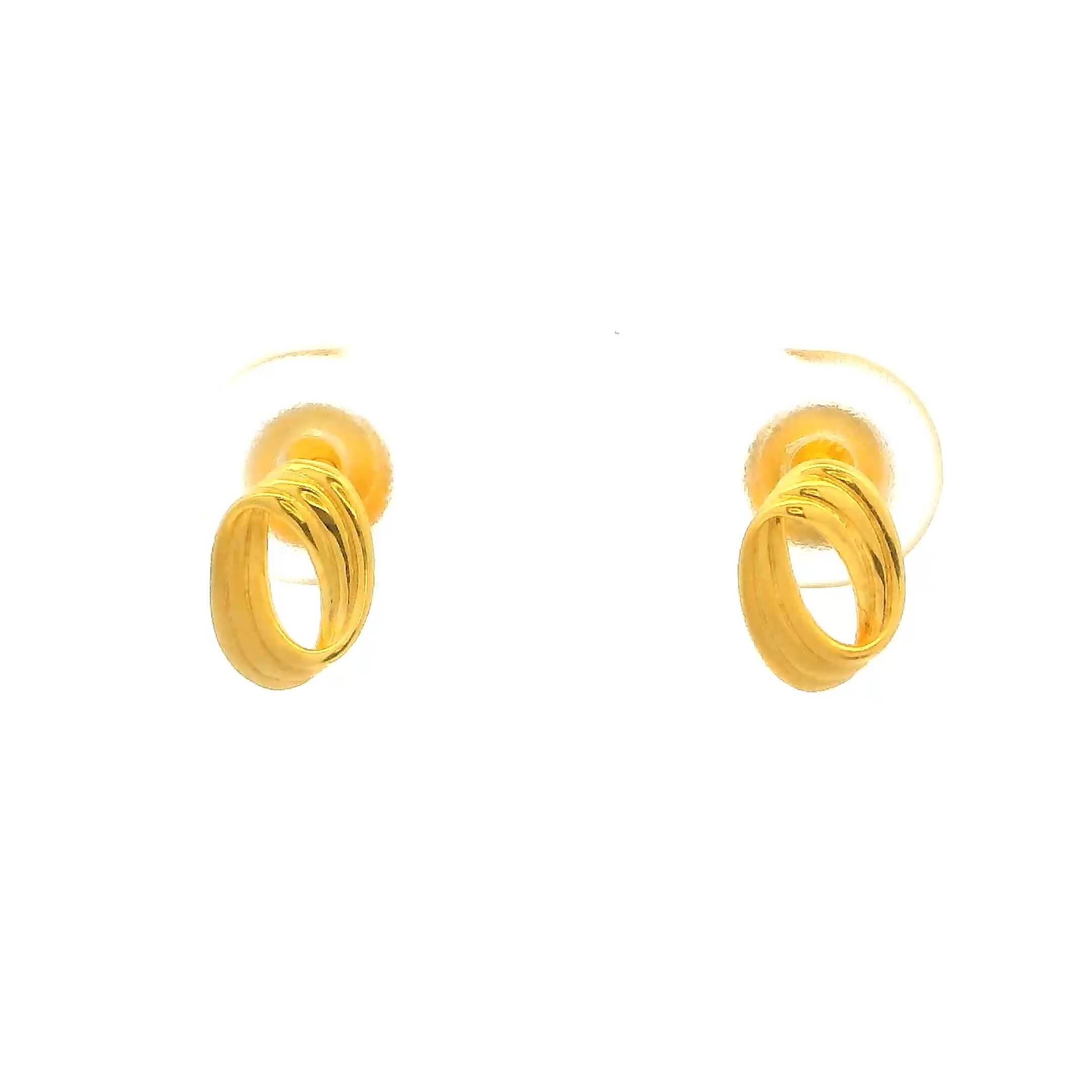Dainty and Shiny 14K Gold Studs