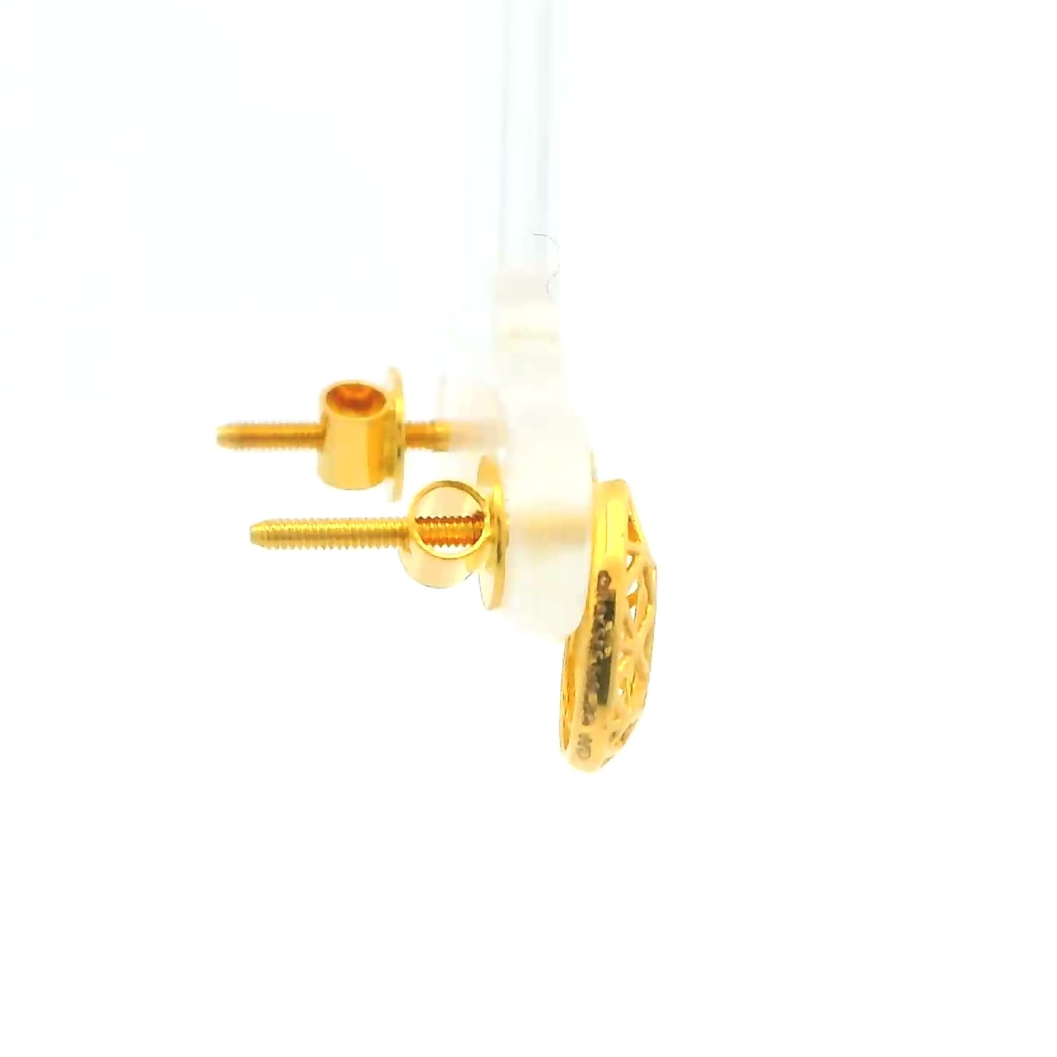 Tiny Glow Gold Studs