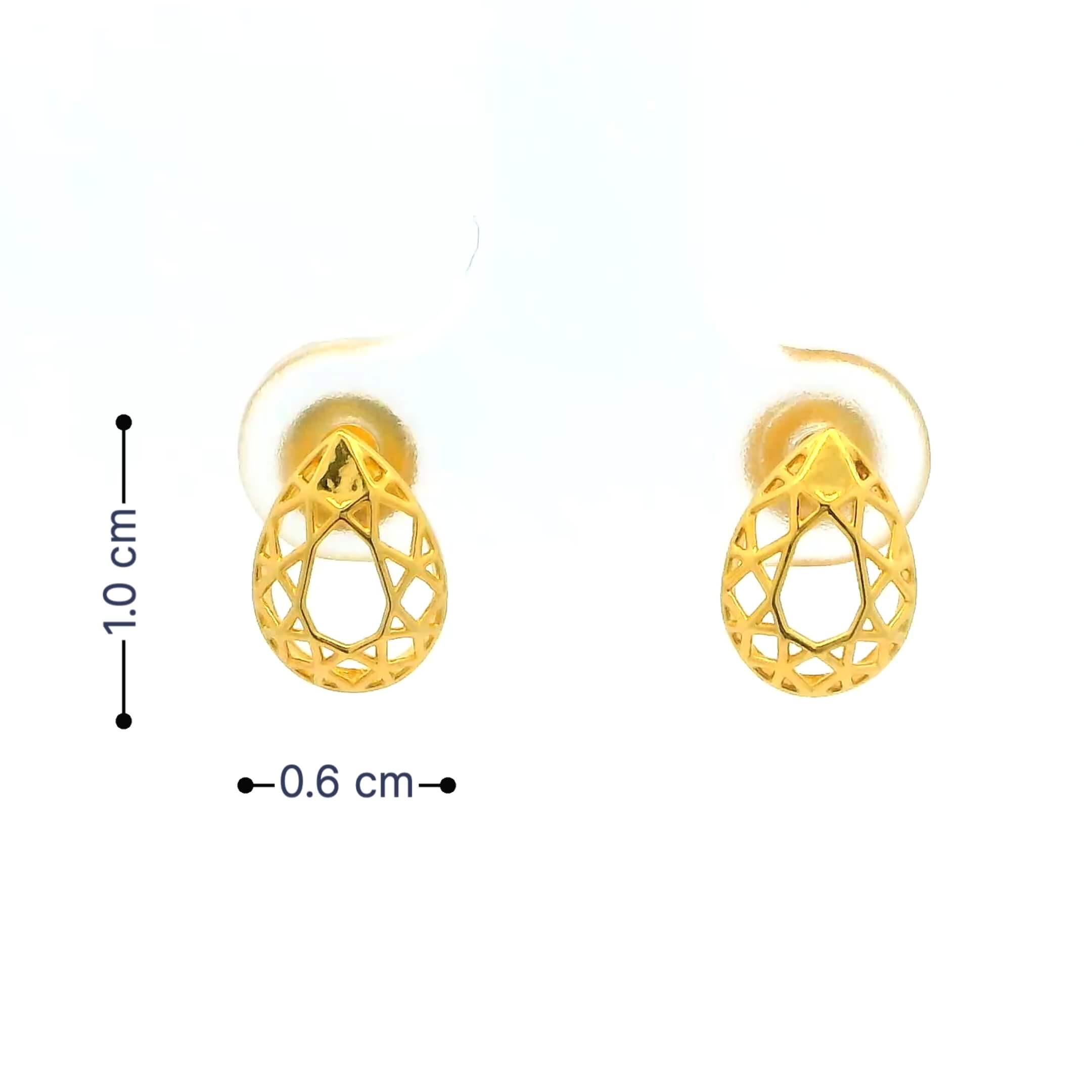 Tiny Glow Gold Studs