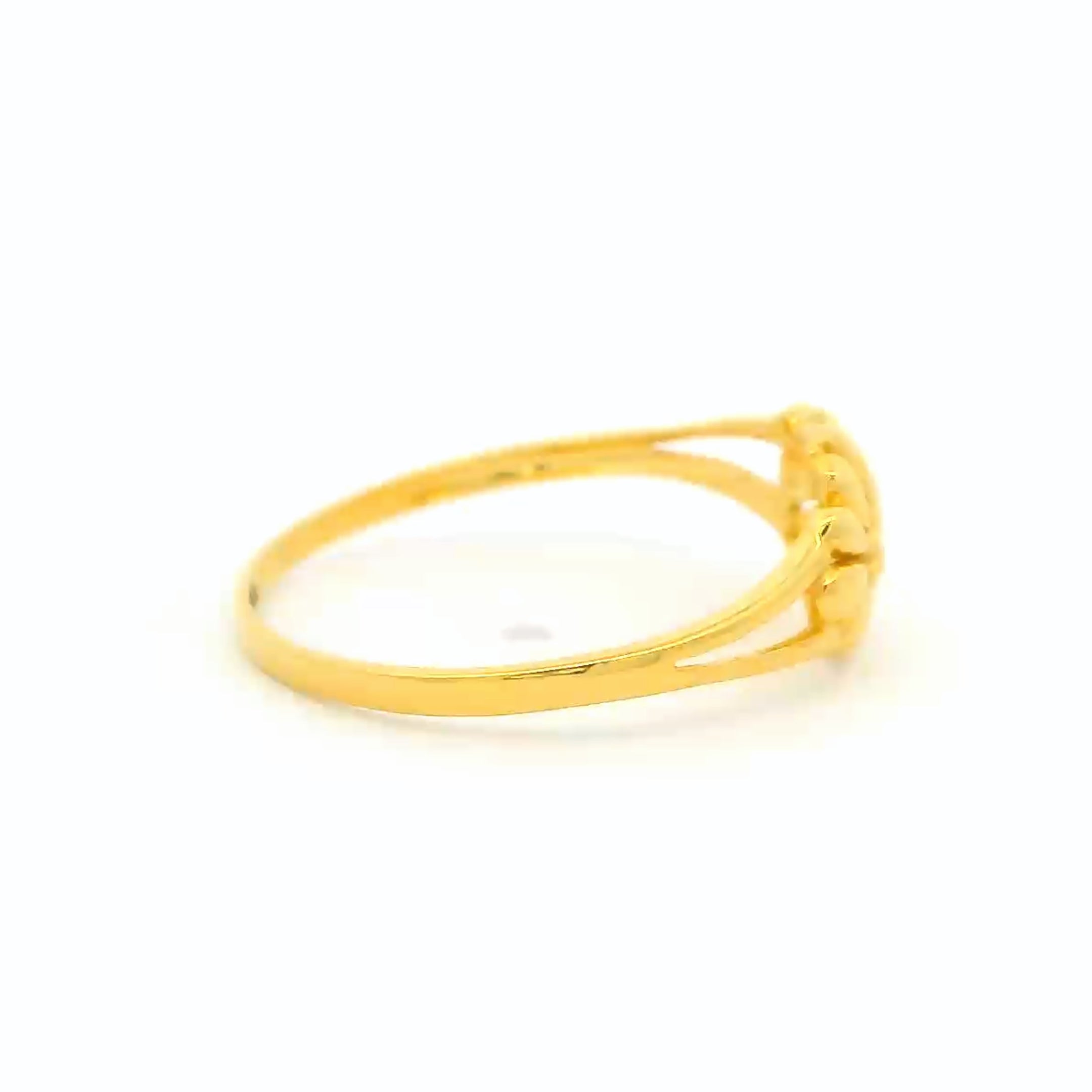 Mesmeric Blossom 14K Gold Ring