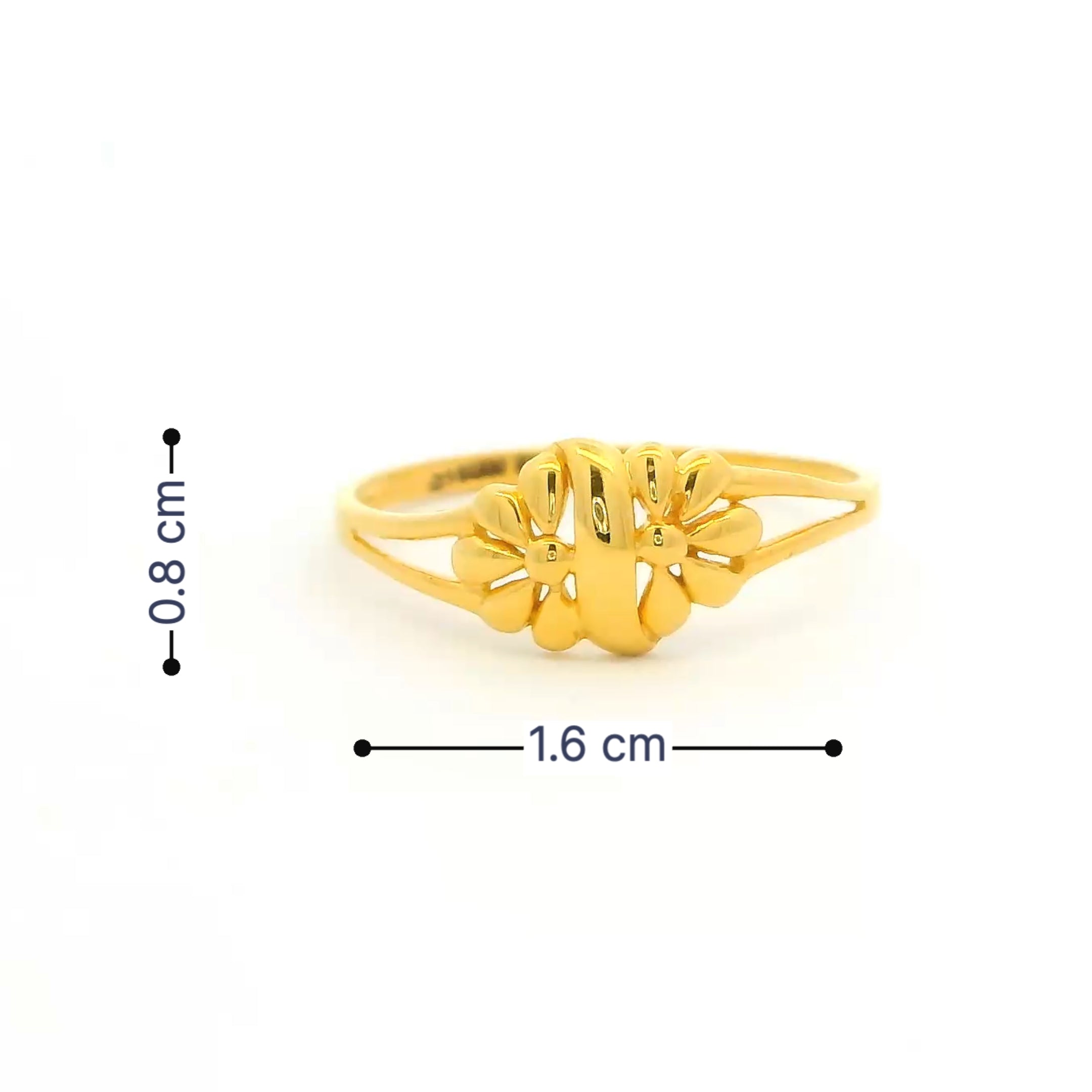 Mesmeric Blossom 14K Gold Ring