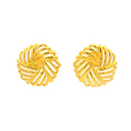 Gleam Bloom 18K Women Gold Earrings