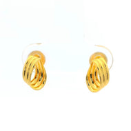 Glossy Charm Gold Earrings for Women