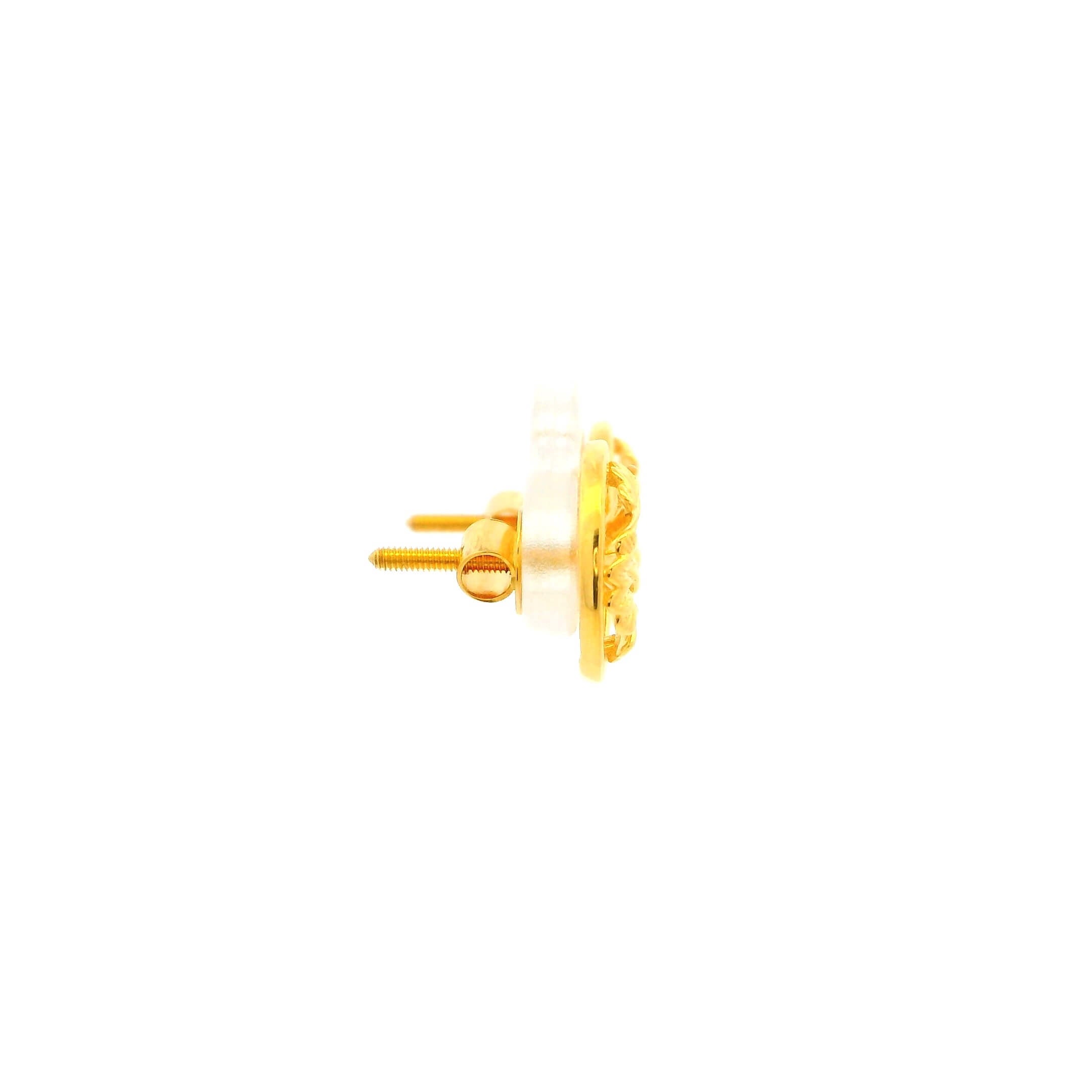 Petite Clover Gold Studs