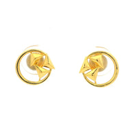 Mini Gleam Gold Studs for Women