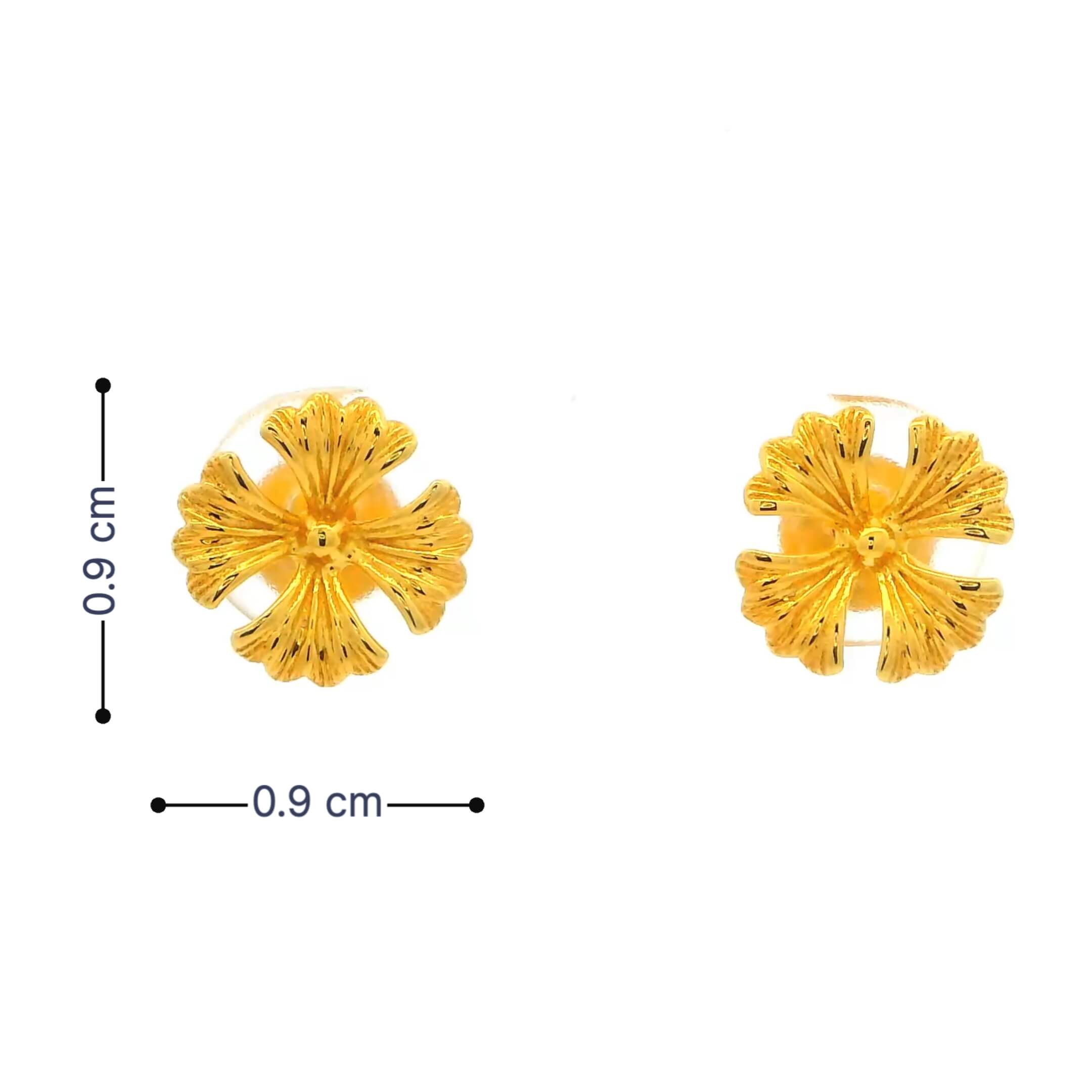 Litttle Blossom Gold Studs