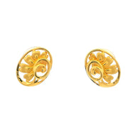 Ritzy Glow Gold Earrings for Women