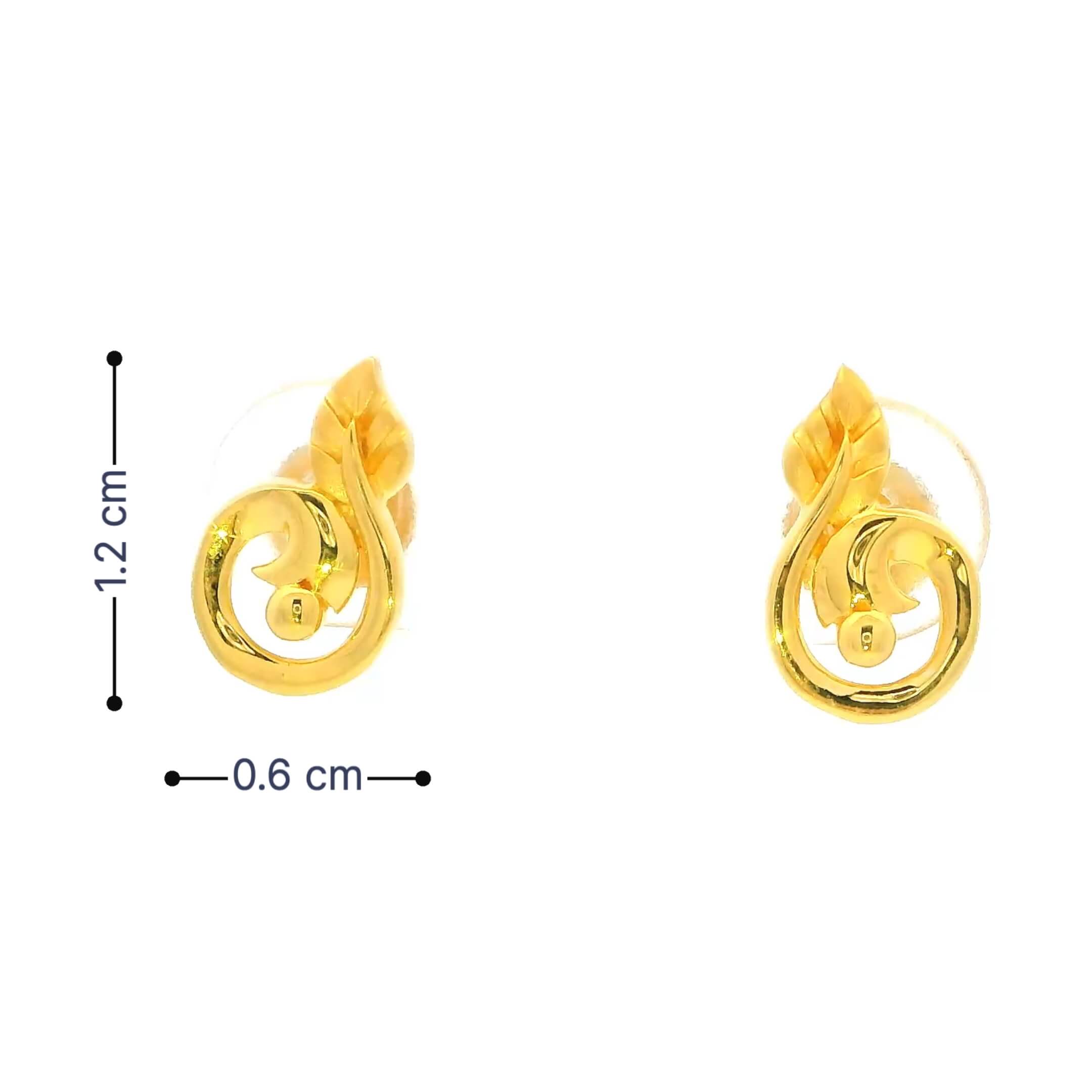 Mini Shine Gold Earrings for Women