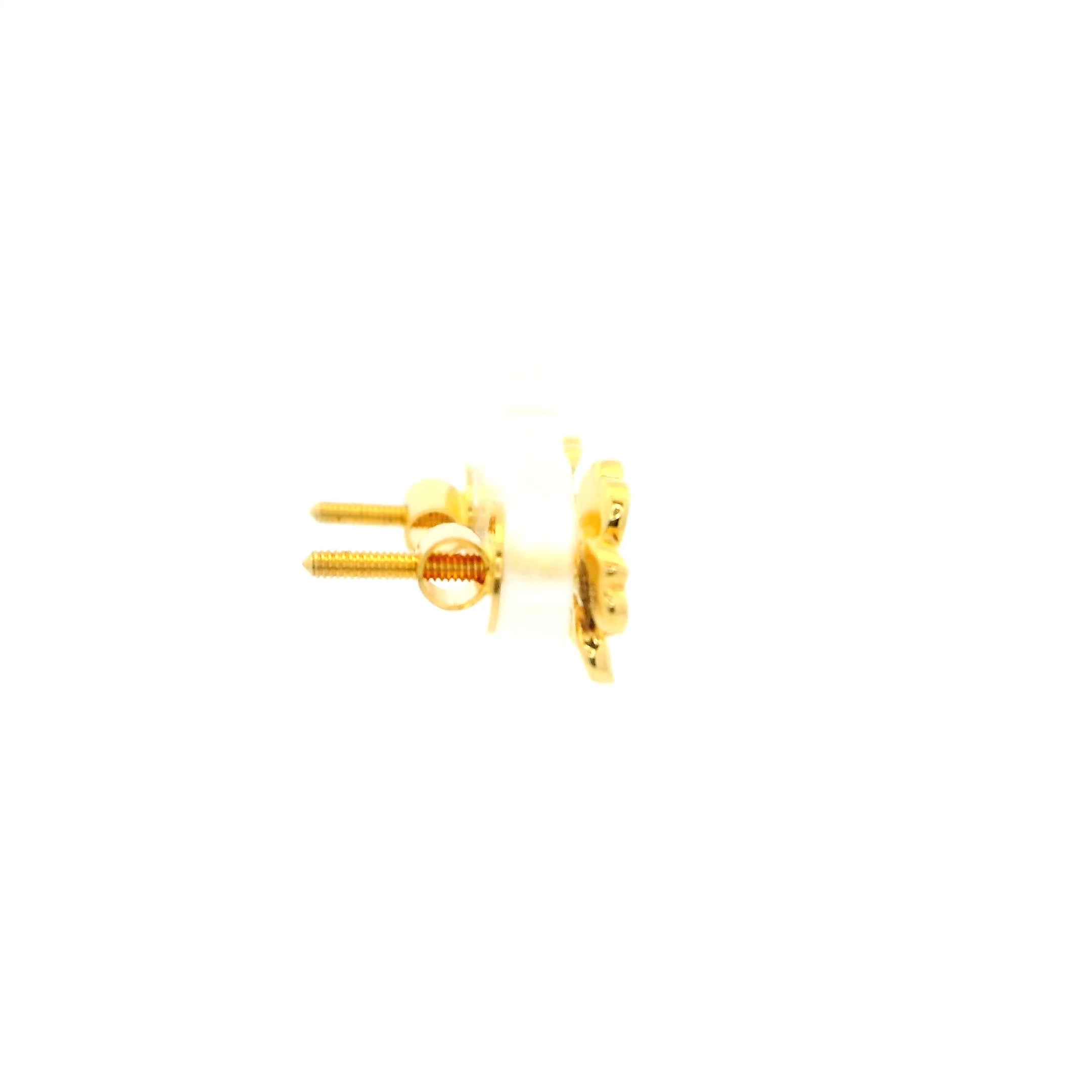 Petite Blossom Gold Studs for Women