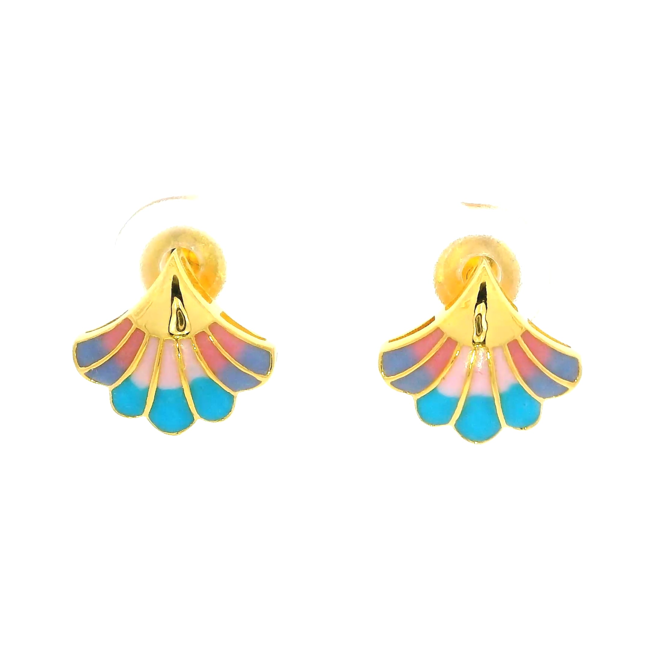 Petite Opulence Gold Studs for Women