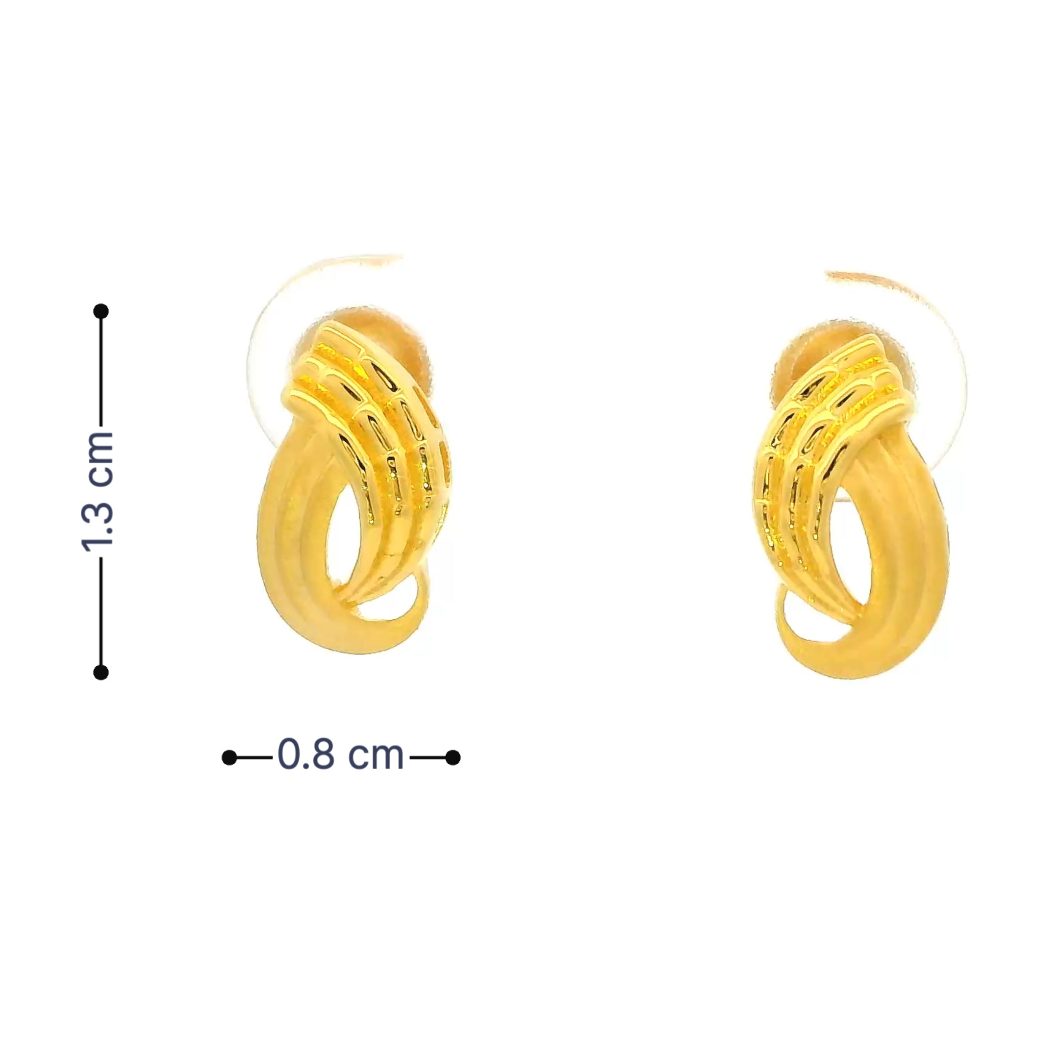 Daily Shine Gold Studs for Women