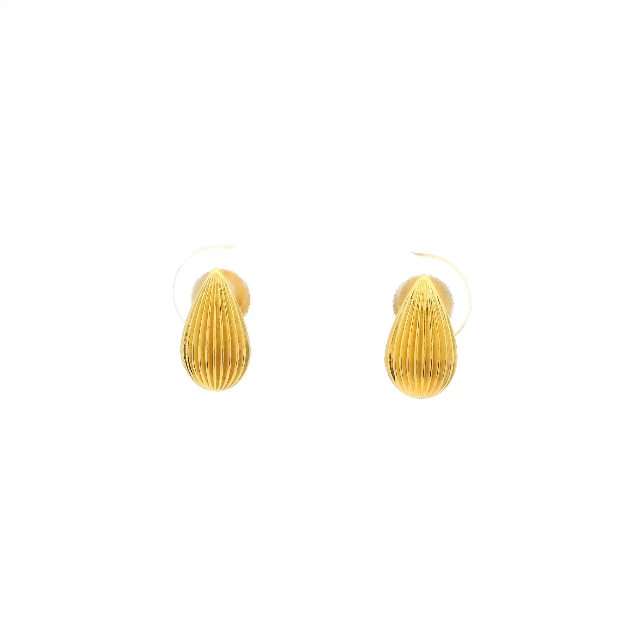 Modest Glow Gold Earrings for Women