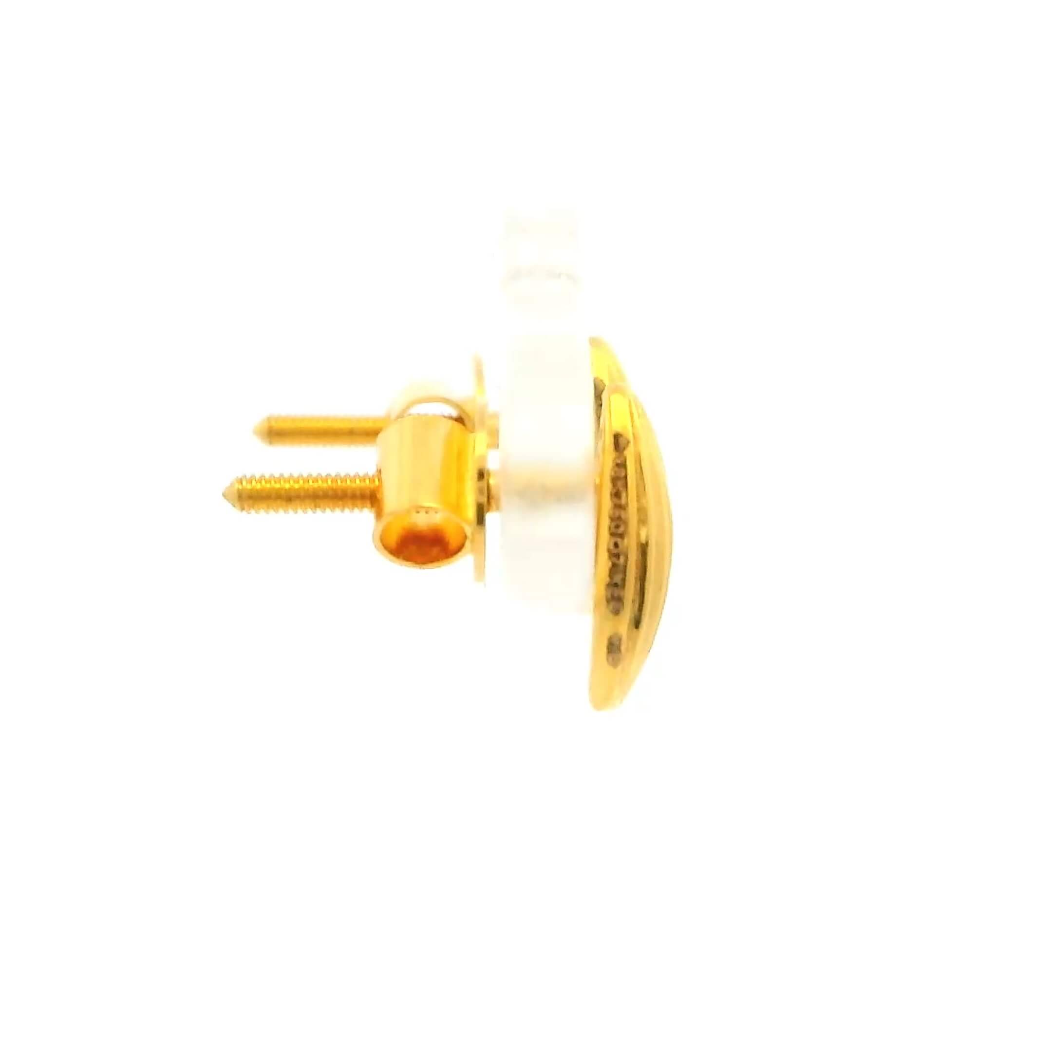 Simple Glow 18K Women Gold Earrings