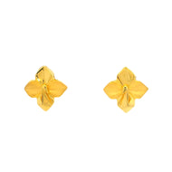 Dainty Bloom Womens Gold Studs