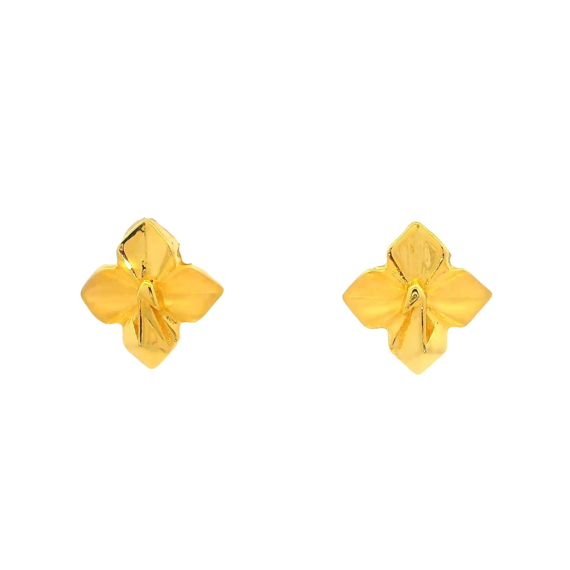 Dainty Bloom Womens Gold Studs