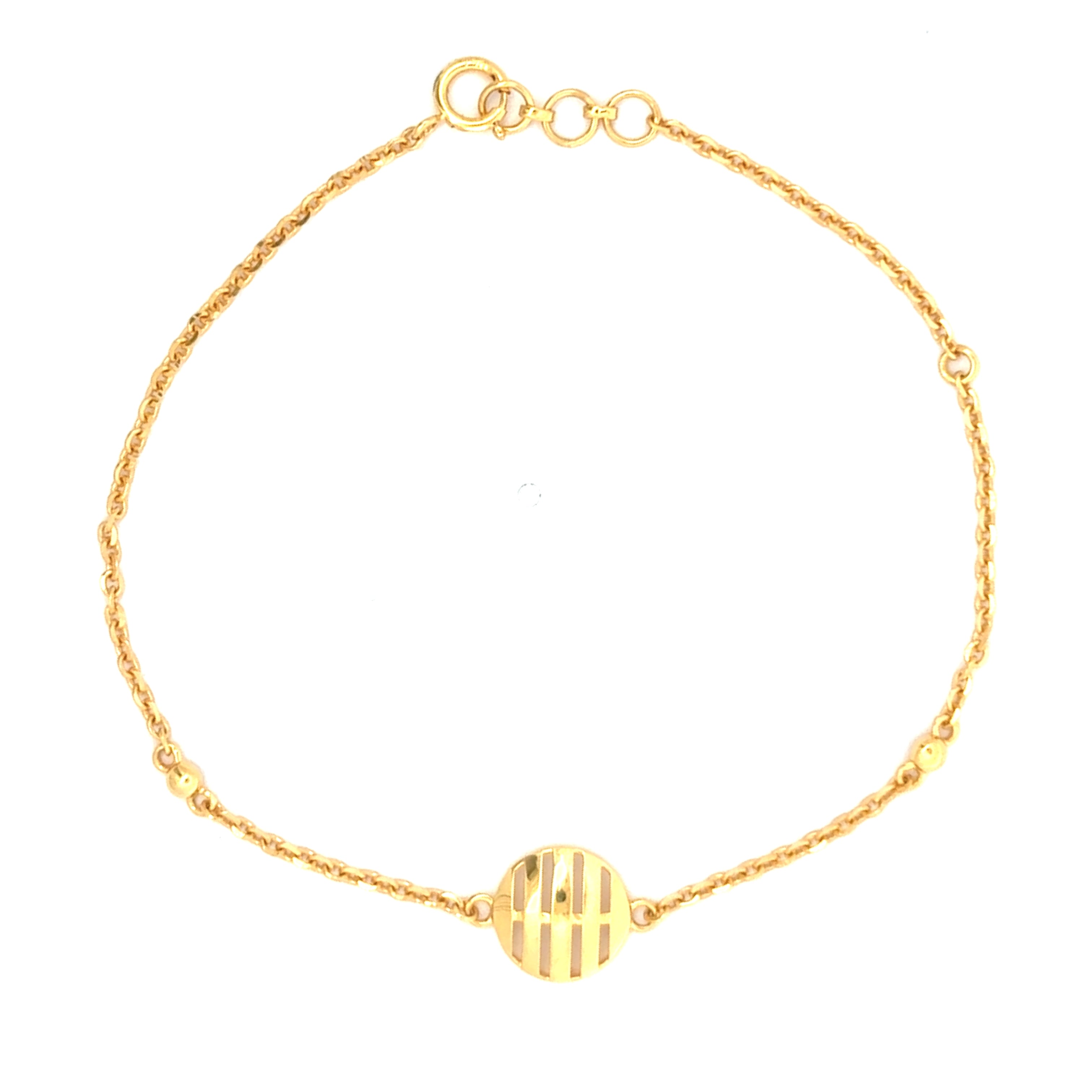 Sleek Glimmer Gold Bracelet for Women
