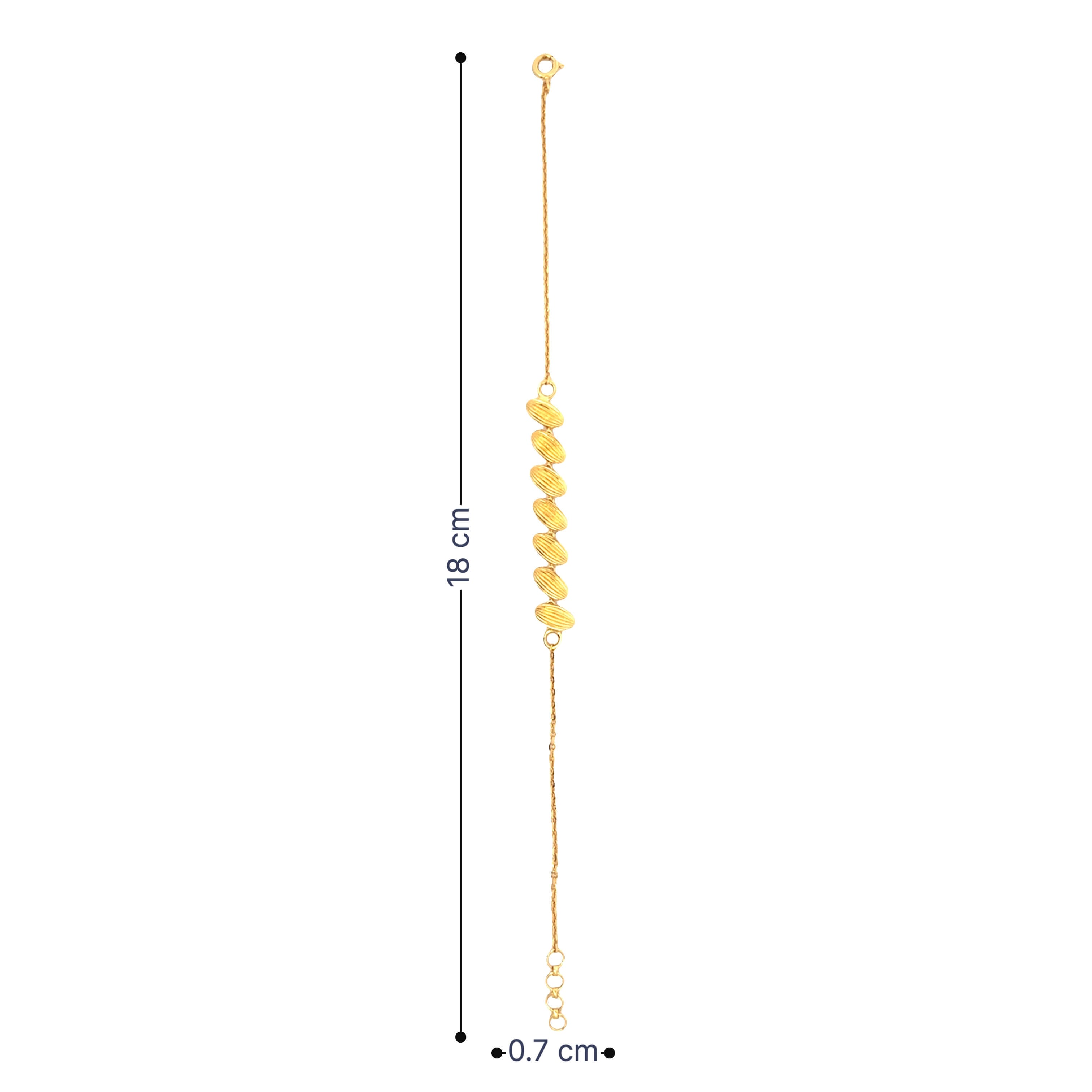 Captivating Glimmer Gold Bracelet for Women
