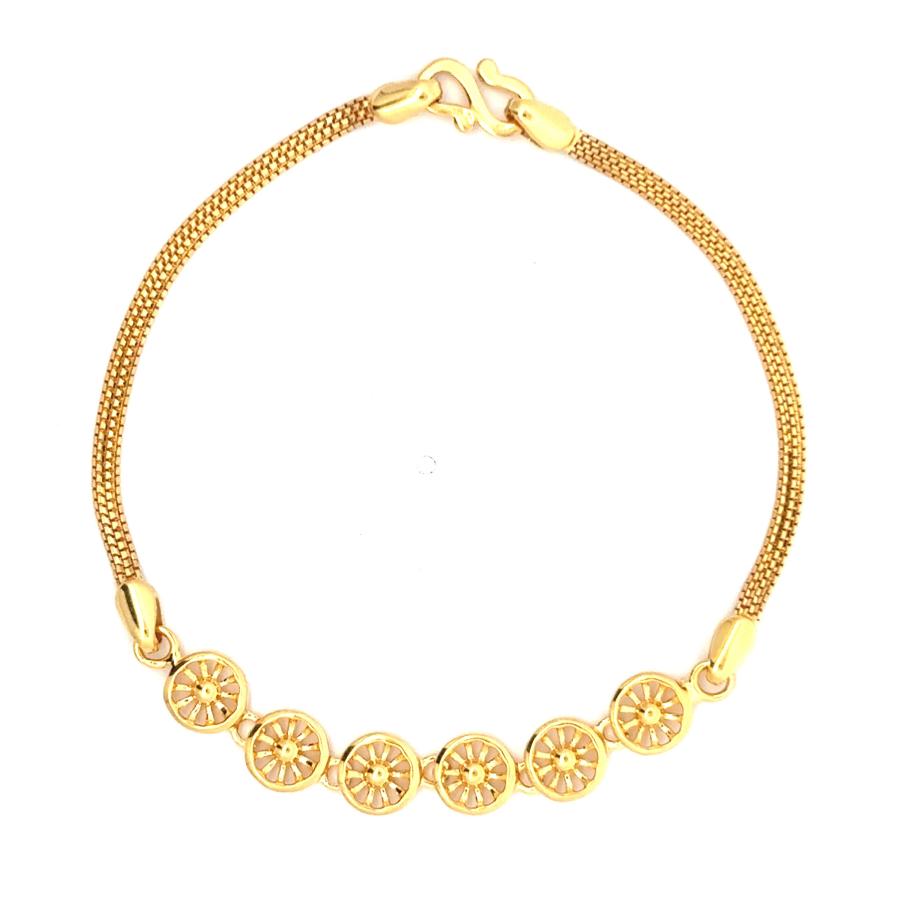 Stunning Glimmer Gold Bracelet for Women