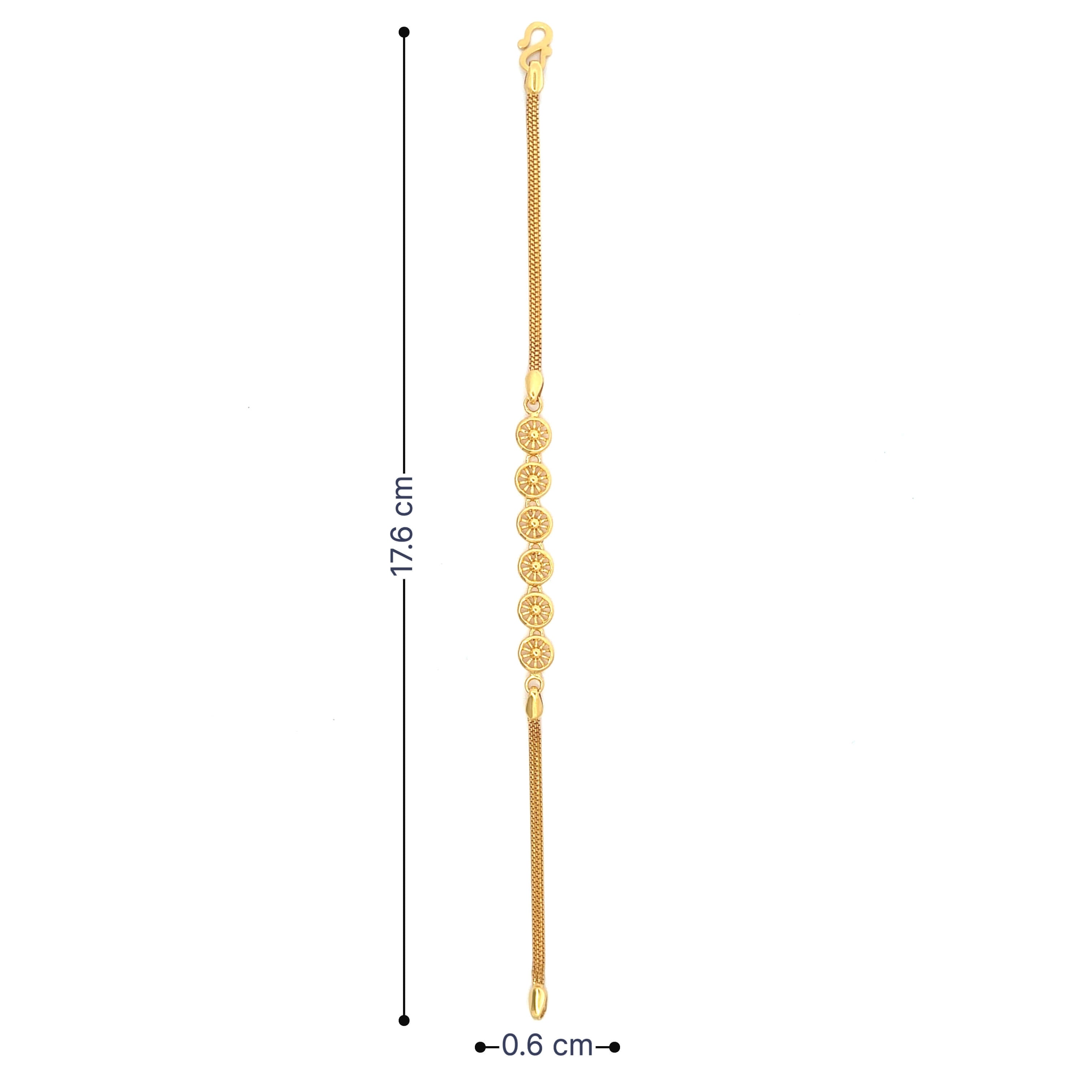 Stunning Glimmer Gold Bracelet for Women