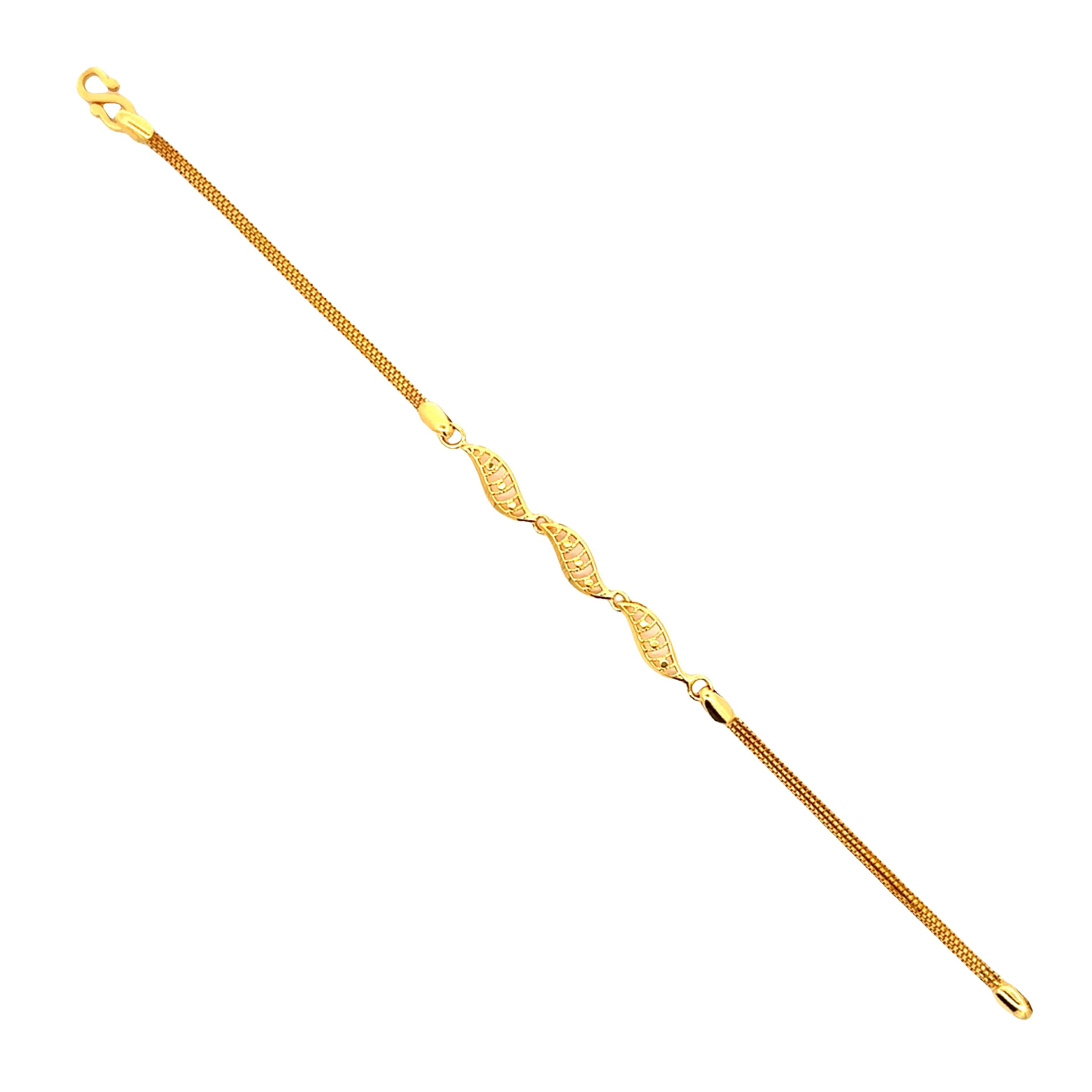 Captivating Swirl Gold Bracelet for Women