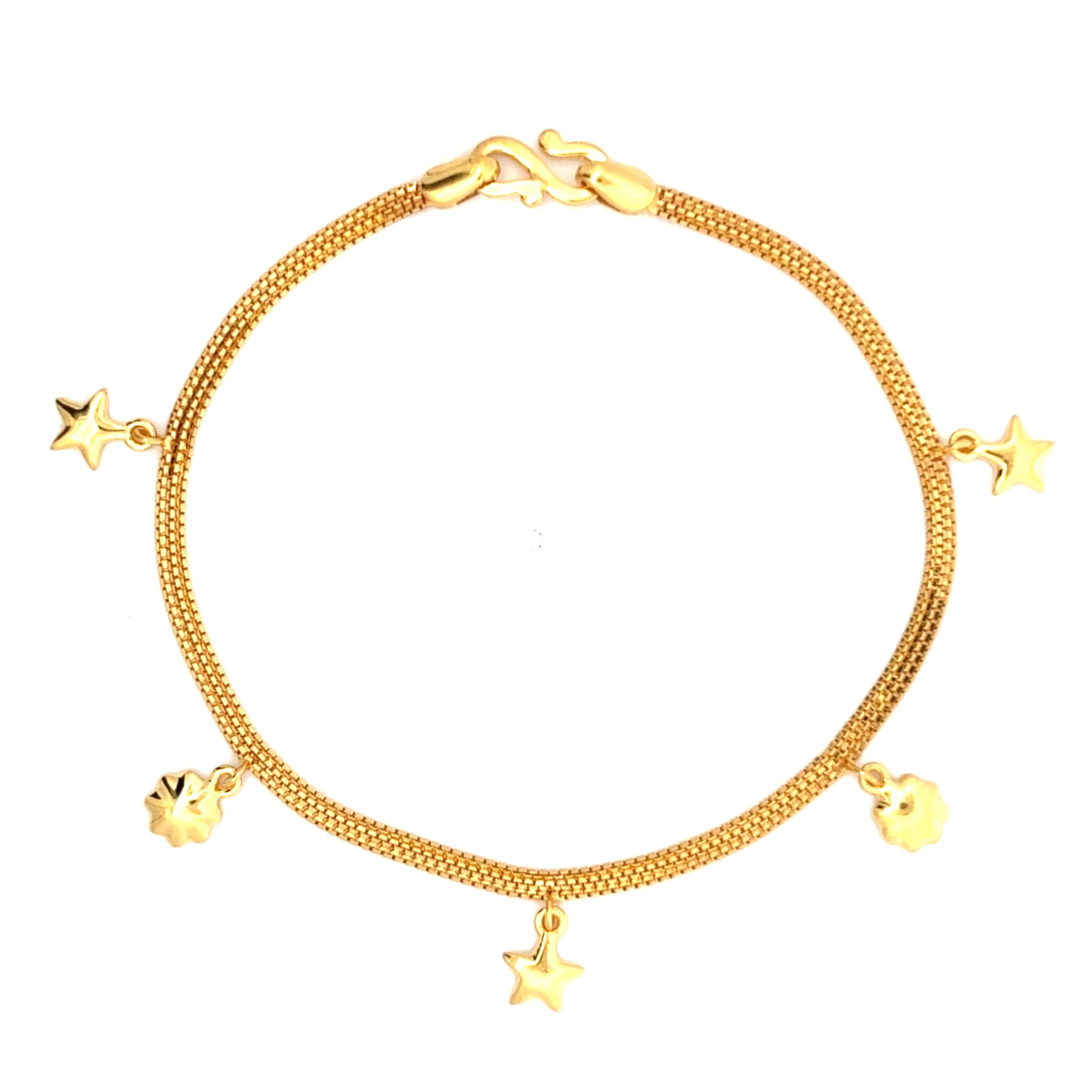 Star Shine Gold Bracelet for Women